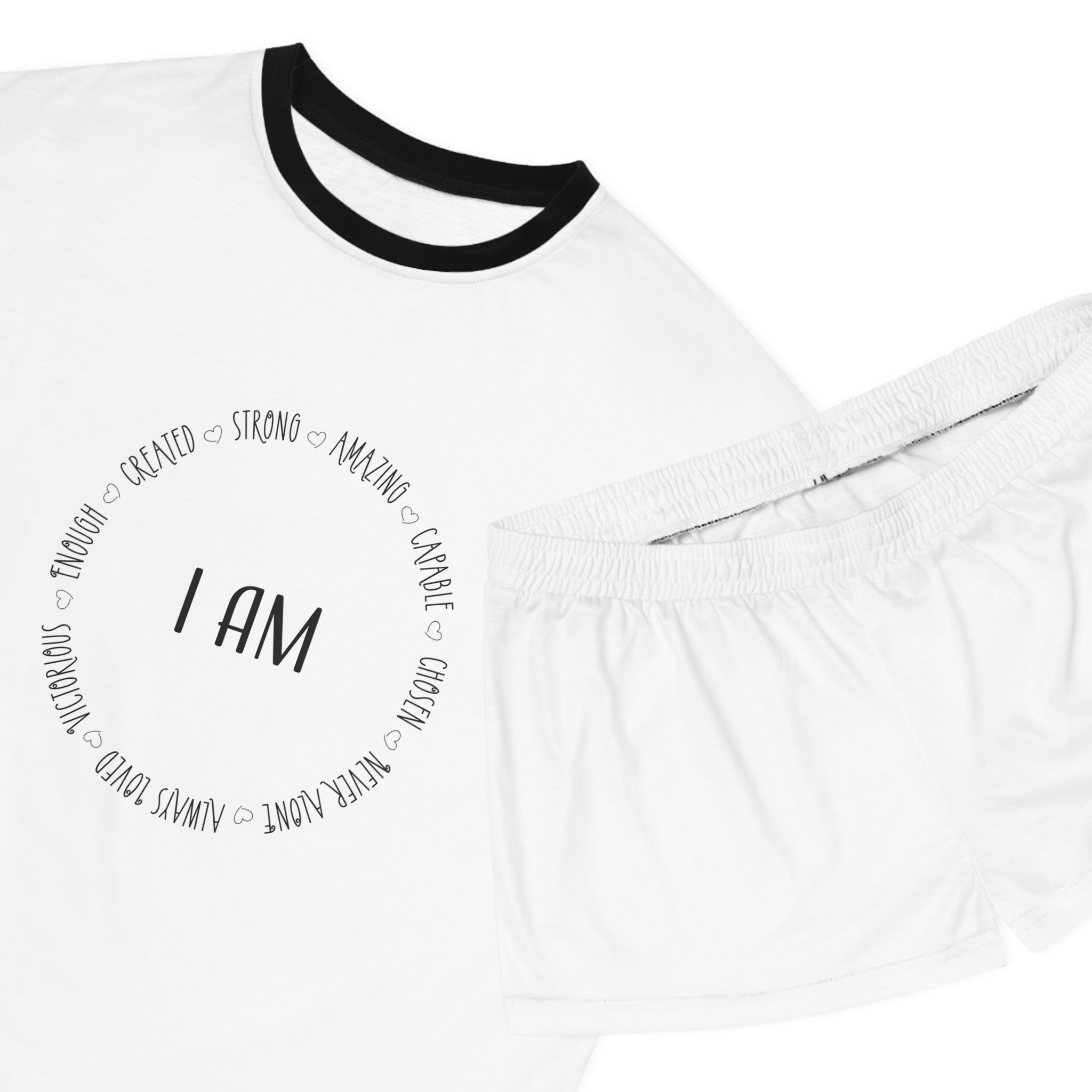 Short Pajama Set: I am