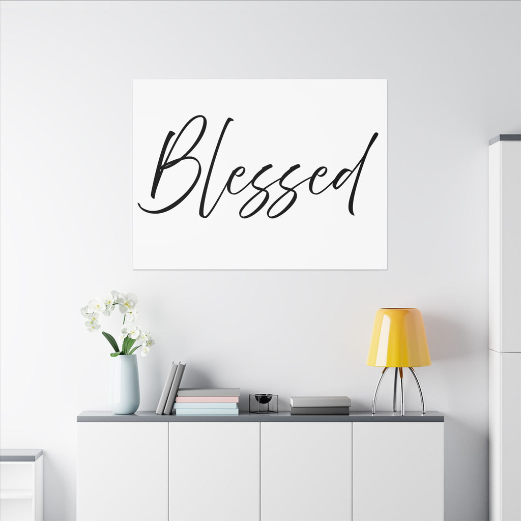 Canvas Wall Art:  Inspirational - Blessed