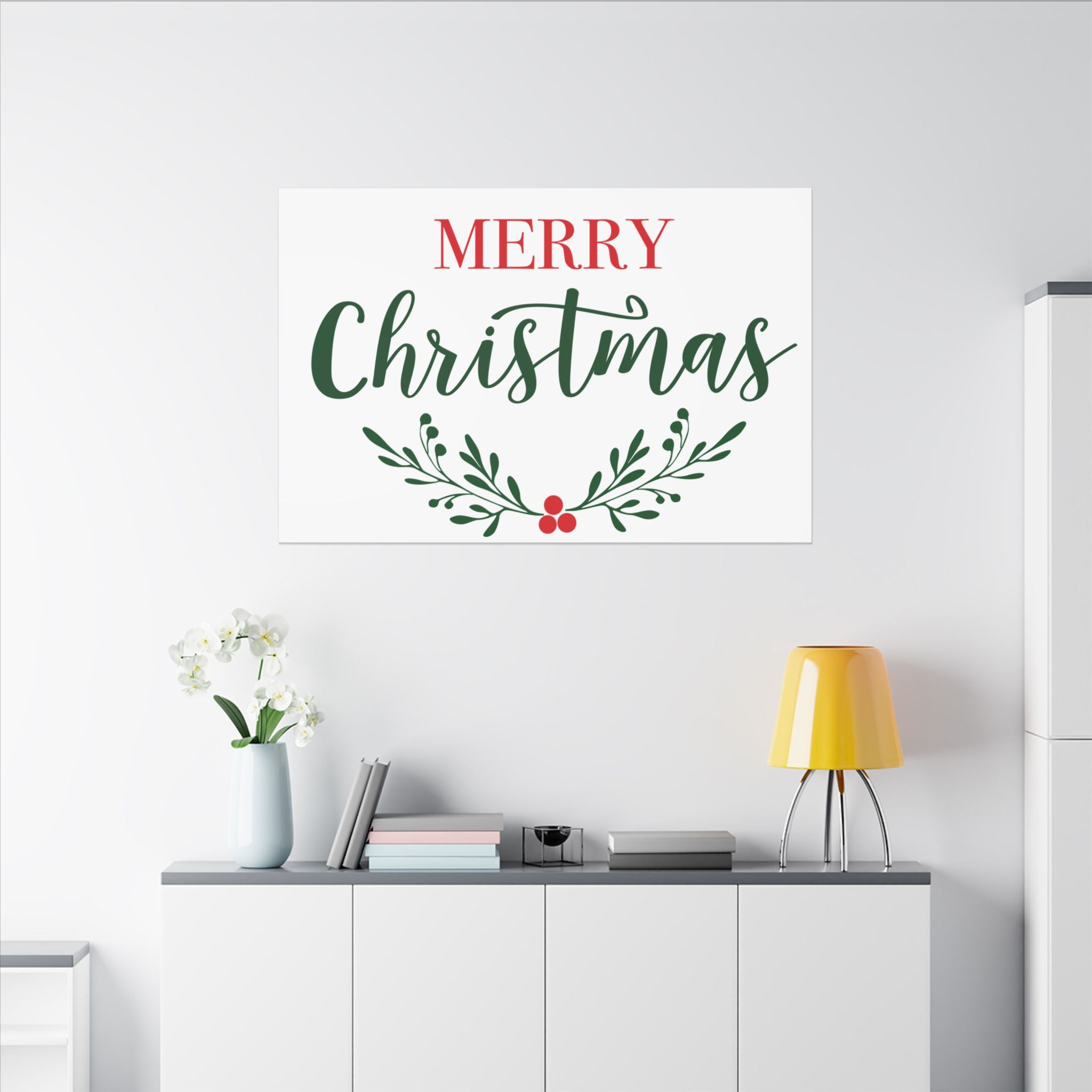Canvas Wall Art: Holiday - Merry Christmas