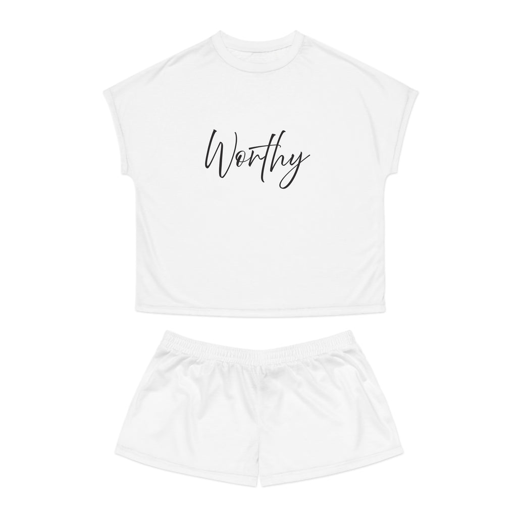 Short Pajama Set: Inspirational - Worthy