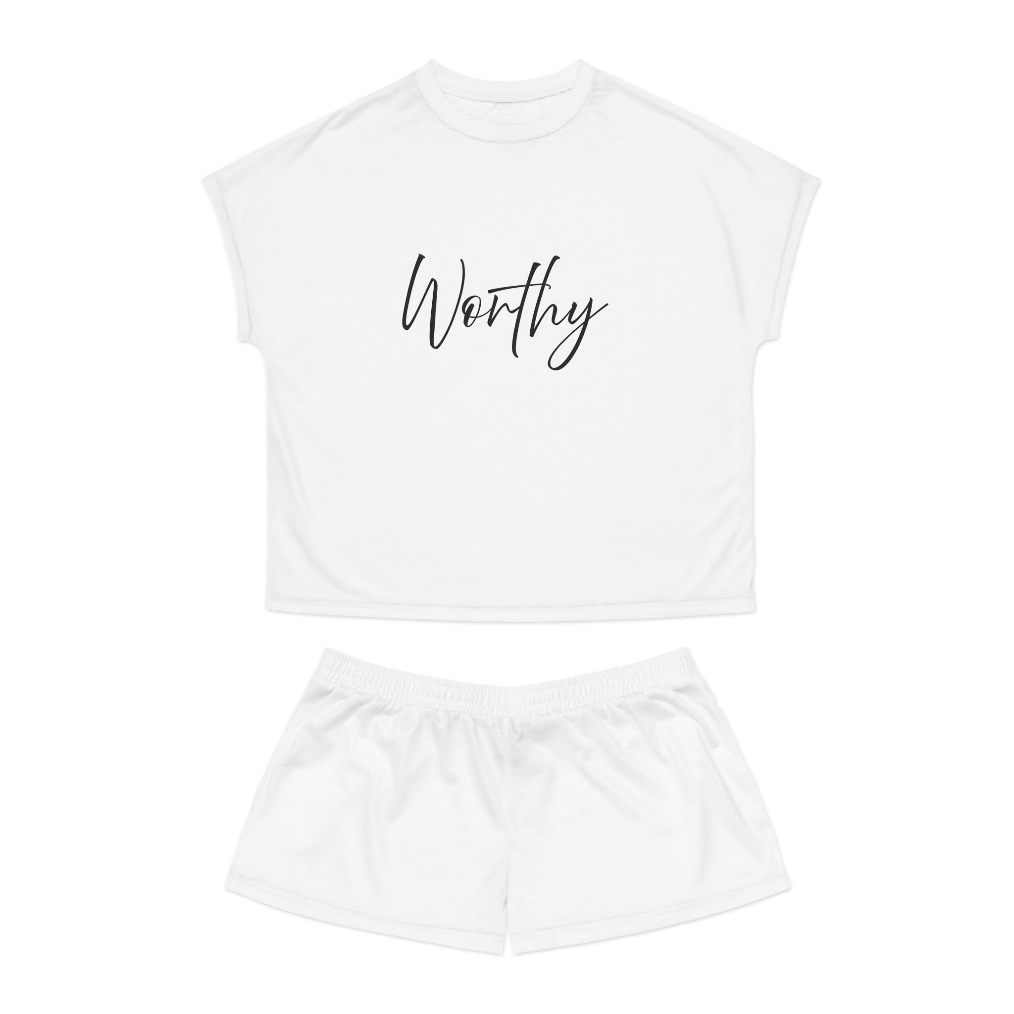 Short Pajama Set: Inspirational - Worthy