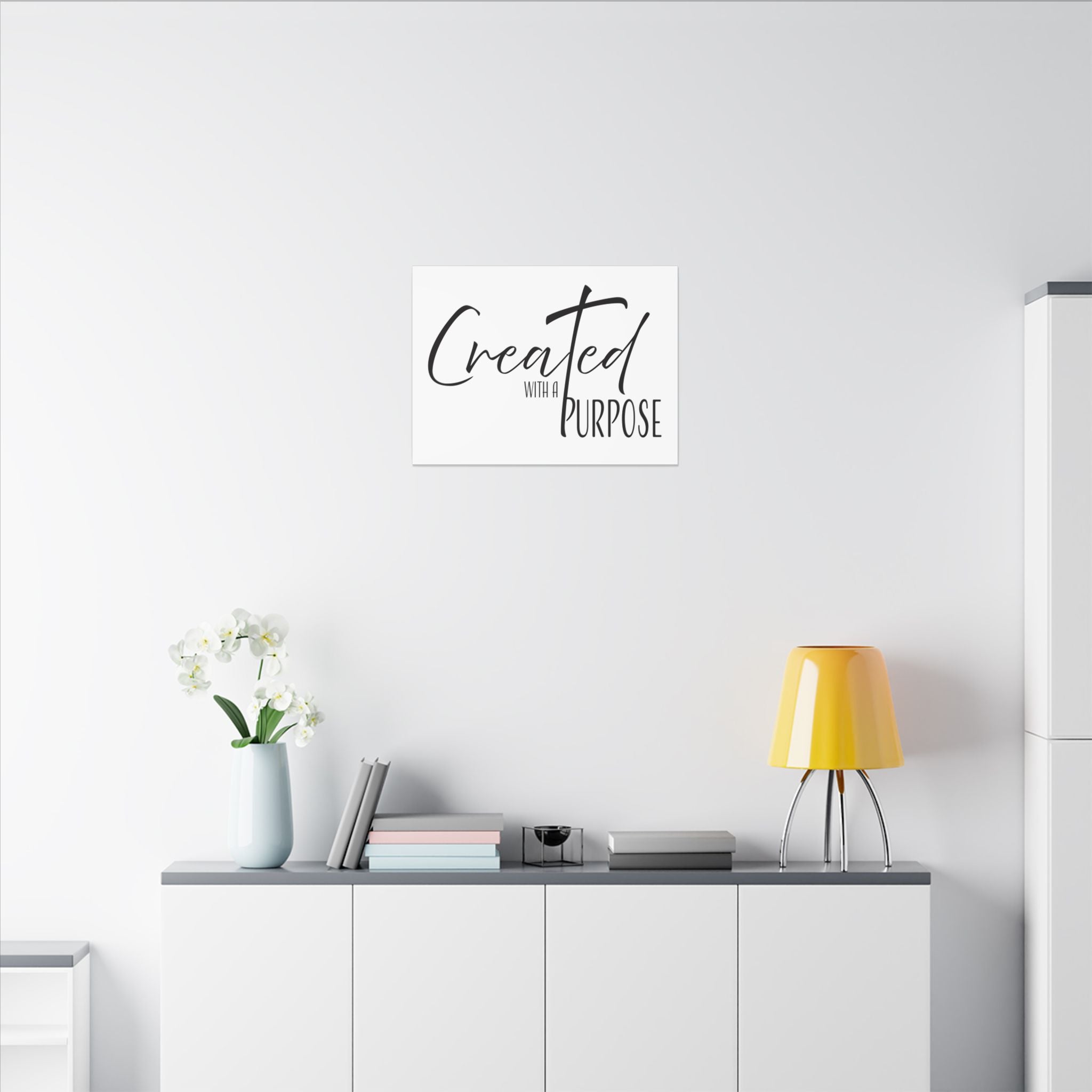 Canvas Wall Art: Inspirational - Created With A Purpose