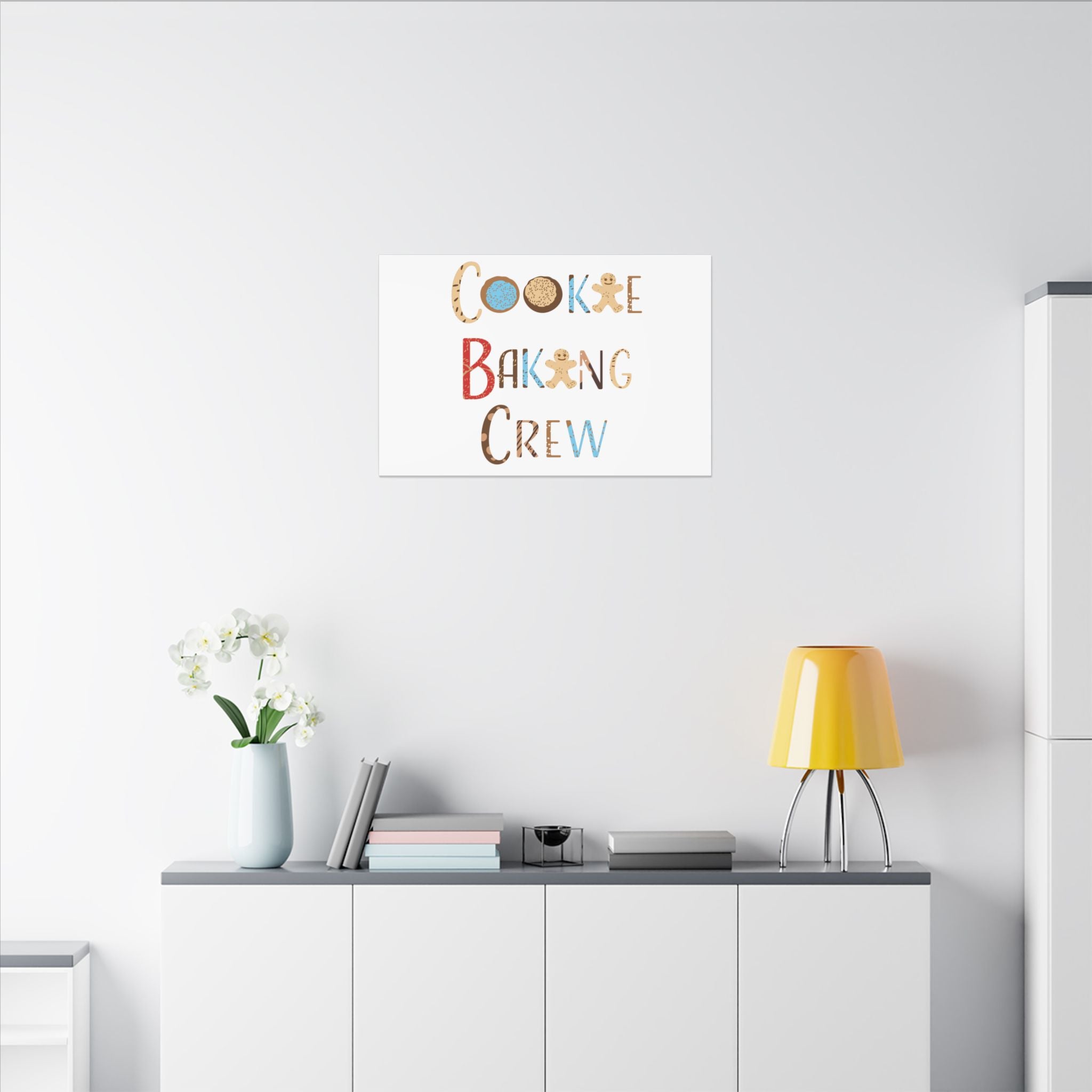 Canvas Wall Art: Cookie Baking Crew