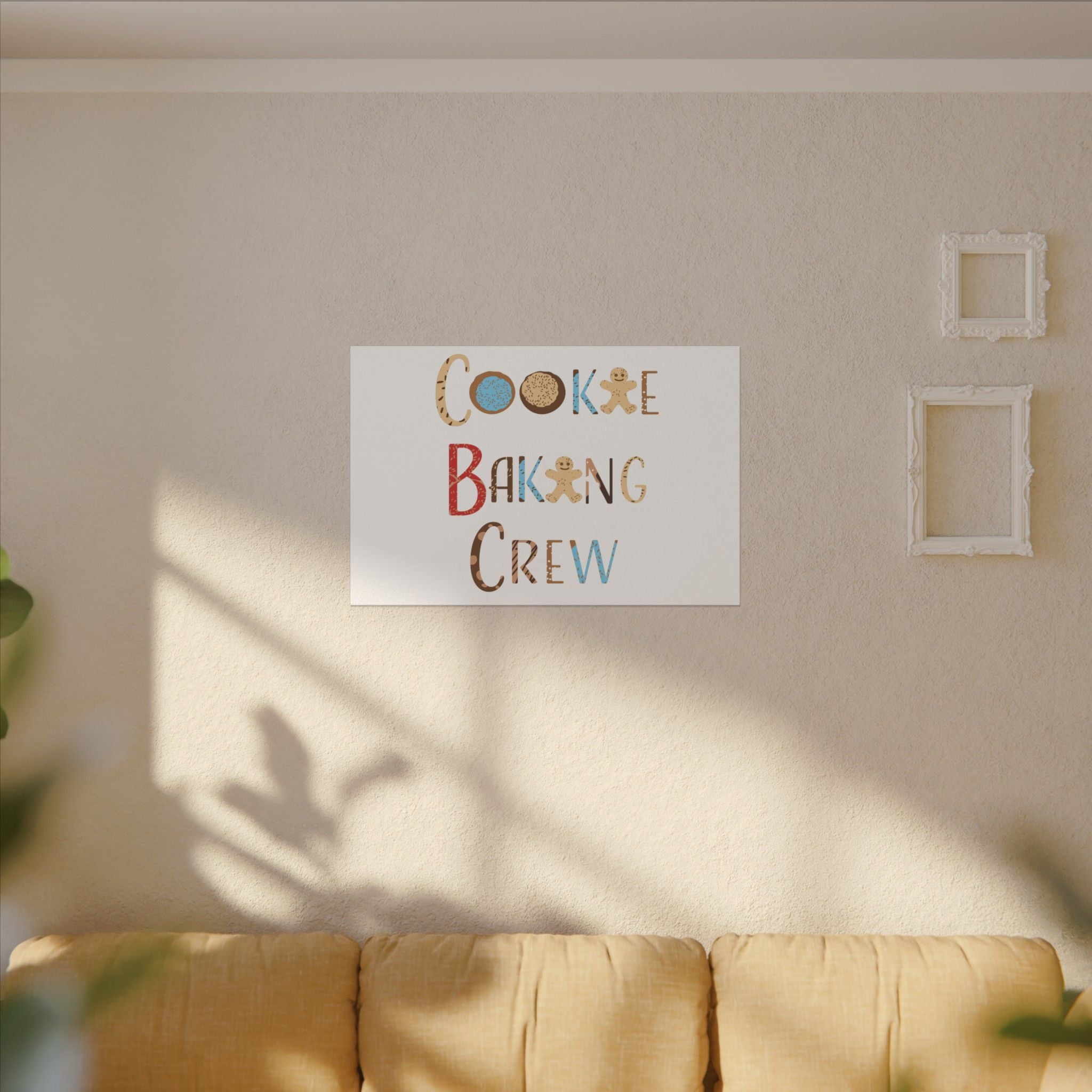 Canvas Wall Art: Cookie Baking Crew