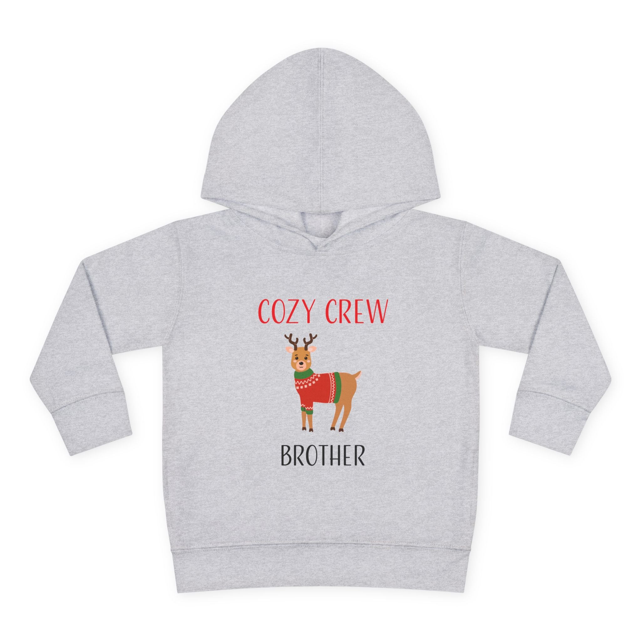 Hoodie: Cozy Crew Reindeer Brother (Toddler)