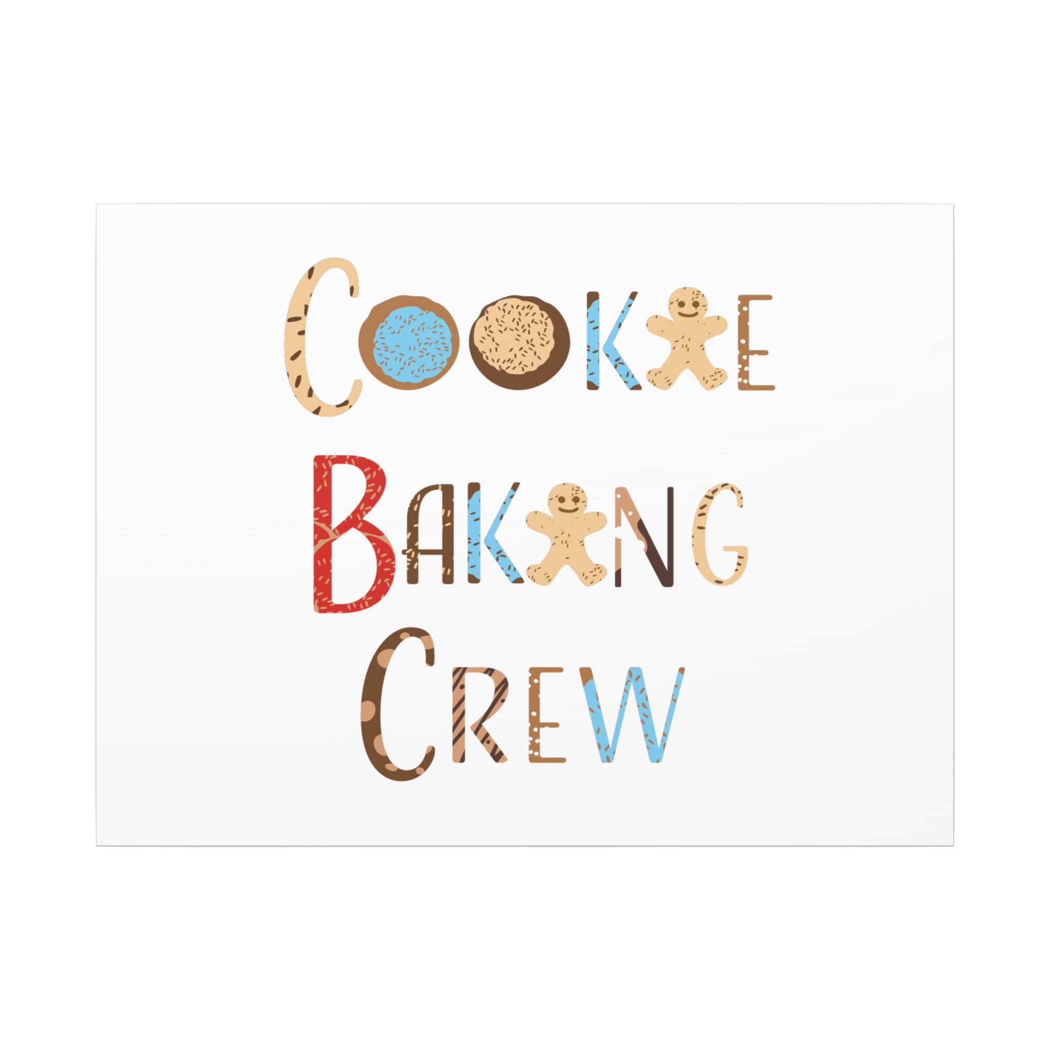 Canvas Wall Art: Cookie Baking Crew