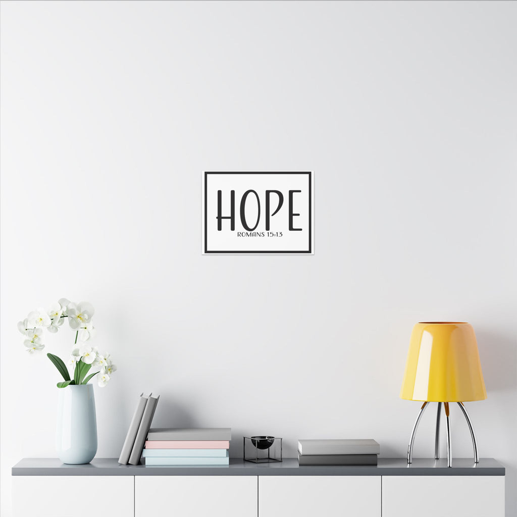 Canvas Wall Art:  Inspirational - Hope Romans 15:13