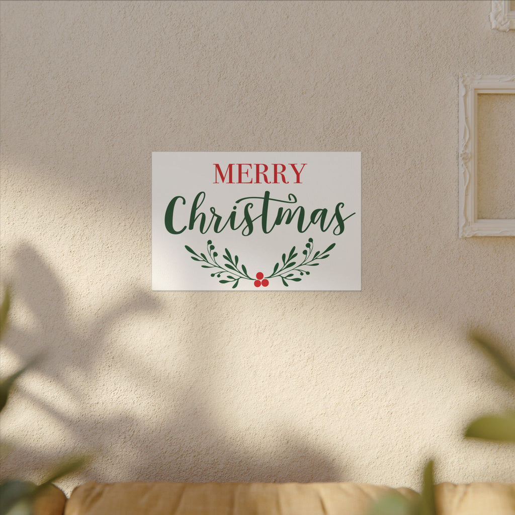 Canvas Wall Art: Holiday - Merry Christmas
