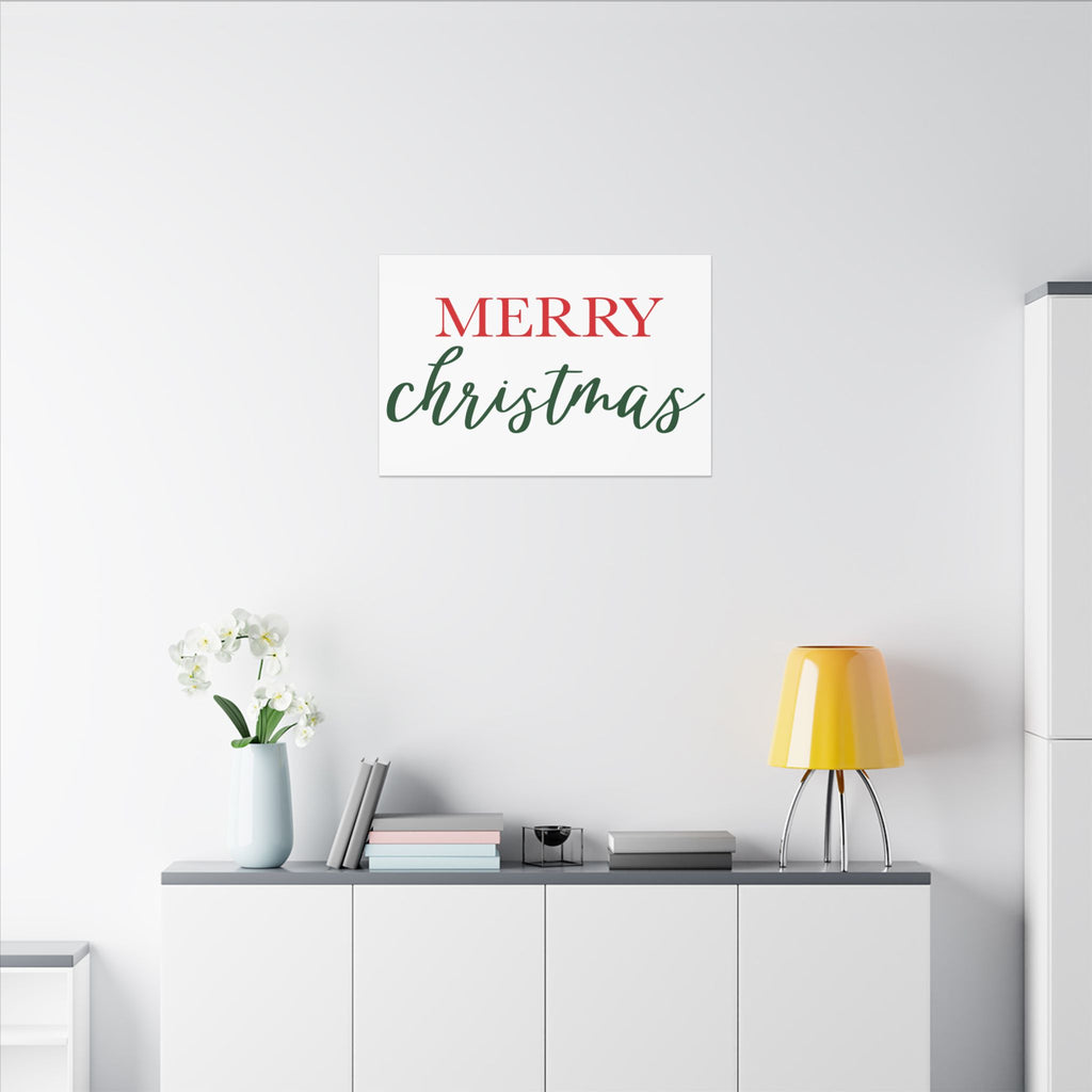 Canvas Wall Art: Holiday - Merry Christmas