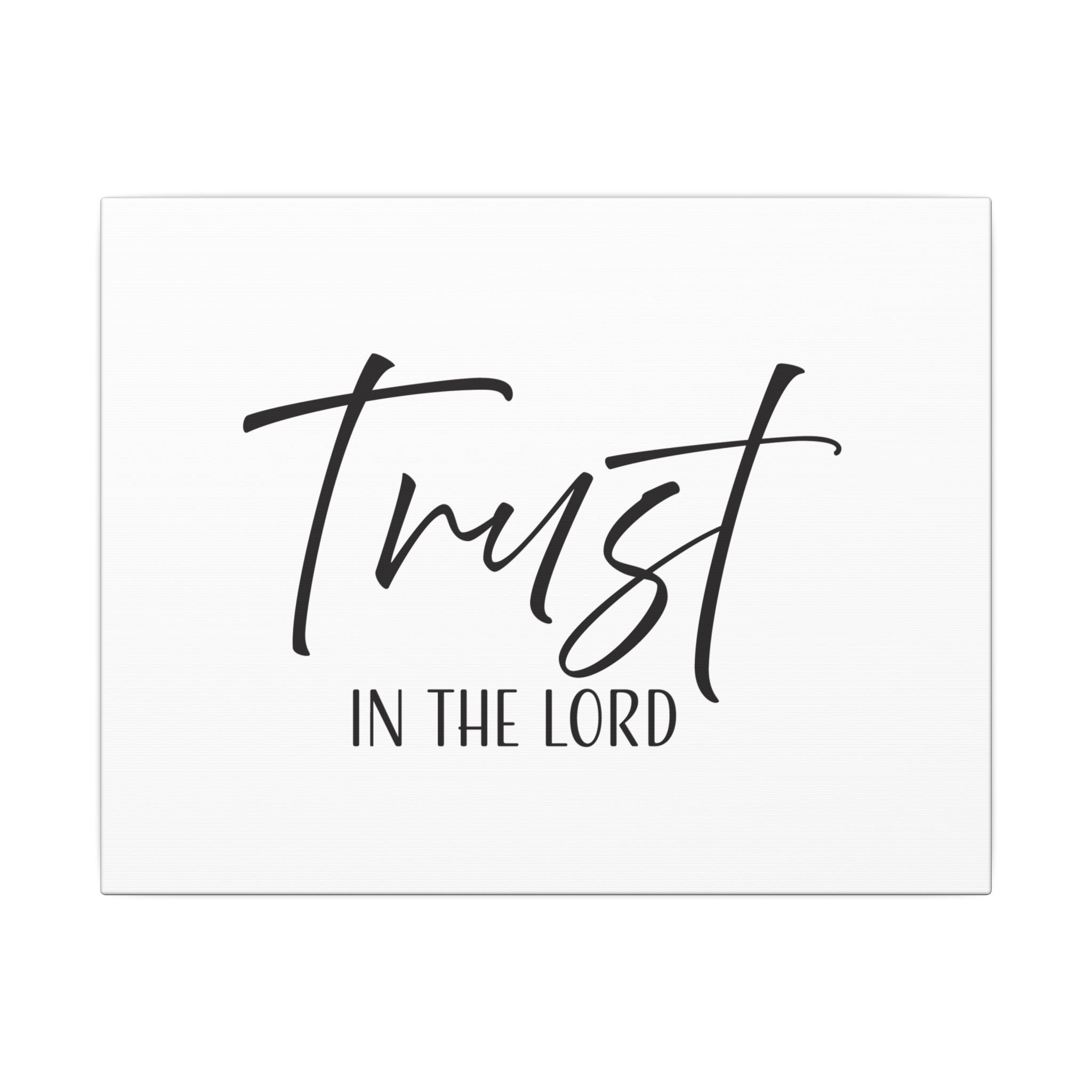 Canvas Wall Art:  Inspirational - Trust in the Lord