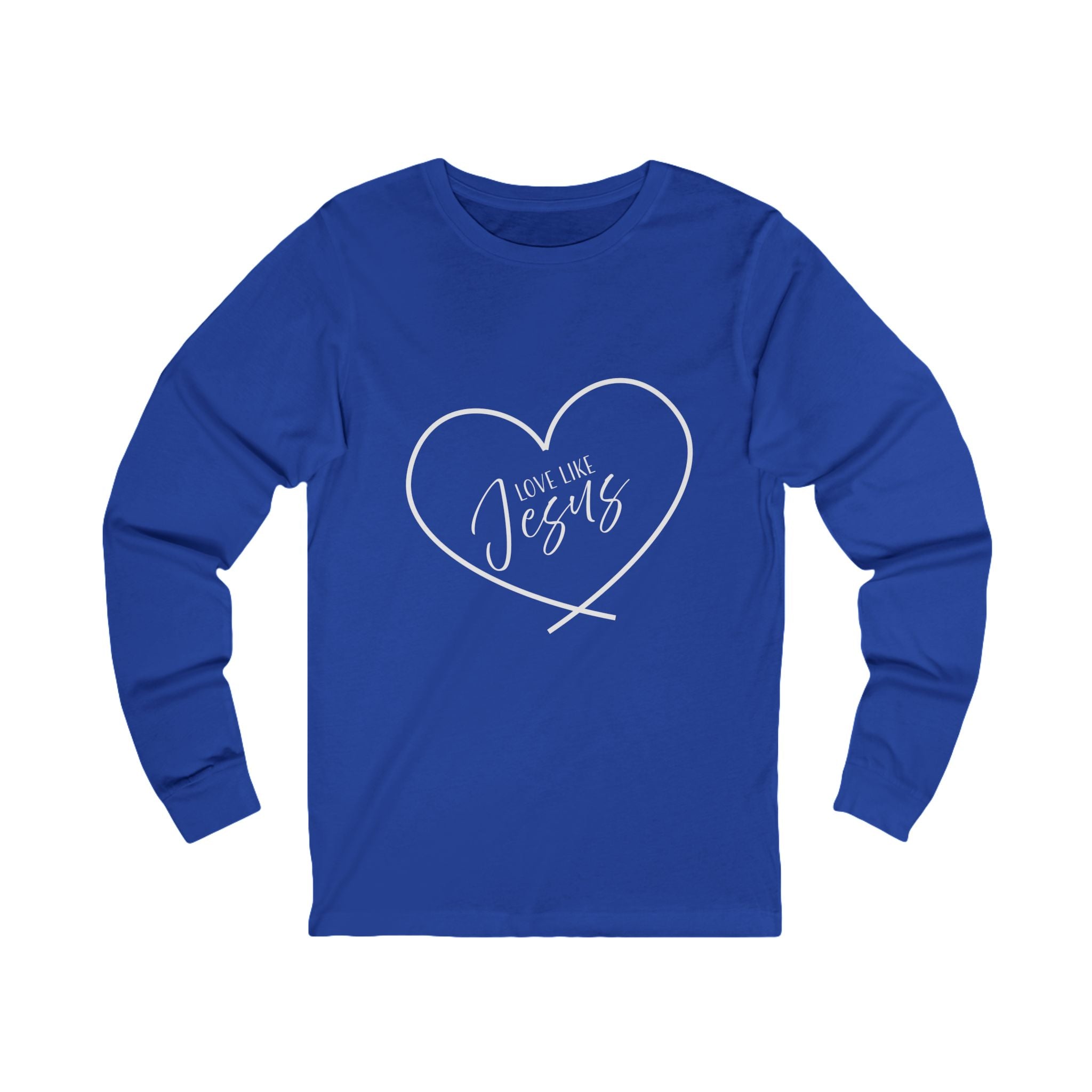 Long Sleeve Teeshirt: Inspirational - Love Like Jesus