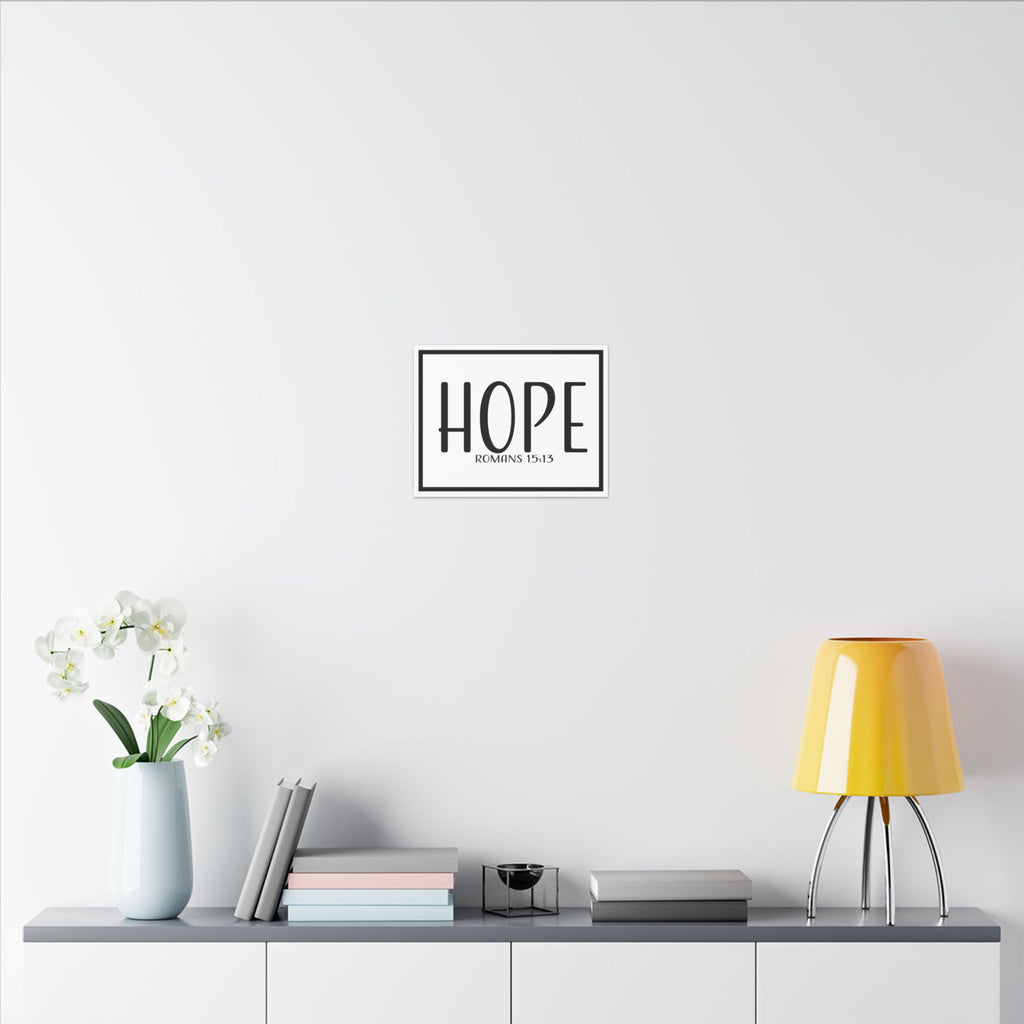 Canvas Wall Art:  Inspirational - Hope Romans 15:13