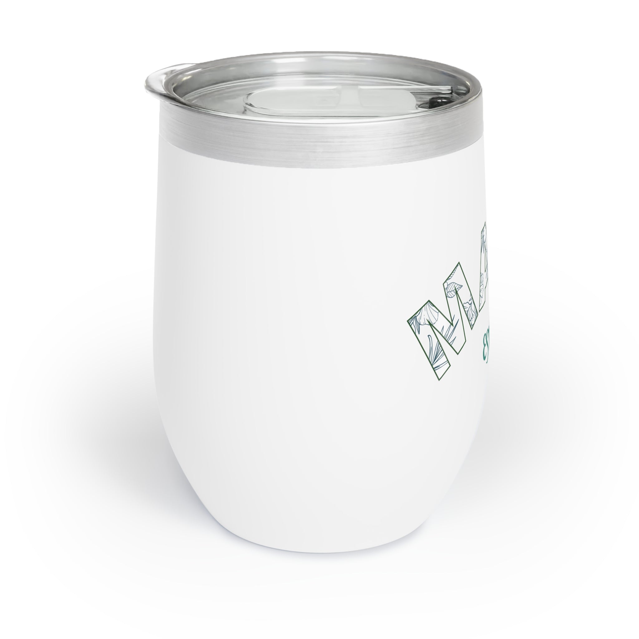 Wine Tumbler: Mama EST. 2025 - Green Logo