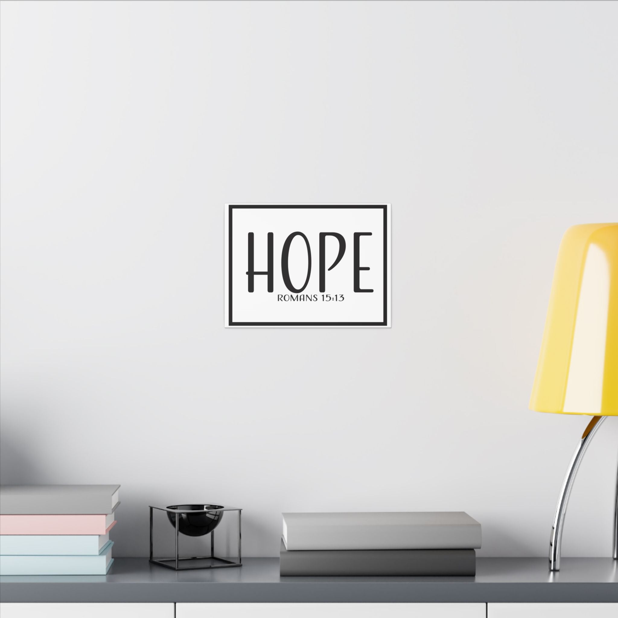 Canvas Wall Art:  Inspirational - Hope Romans 15:13