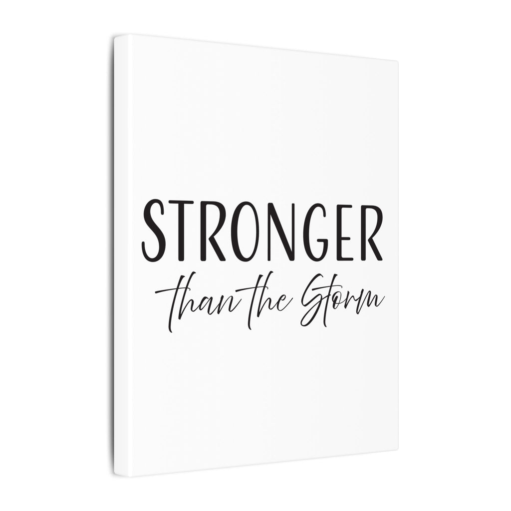 Canvas Wall Art:  Inspirational - Stronger Than the Storm