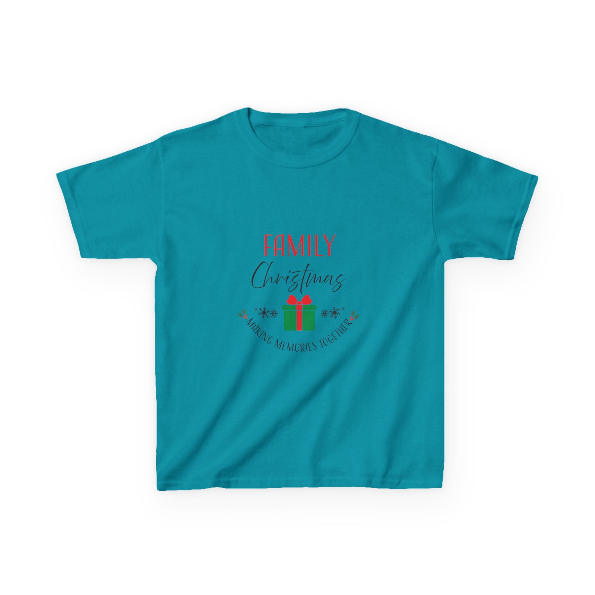 Kids Tee — “Family Christmas” Gift Holiday Shirt