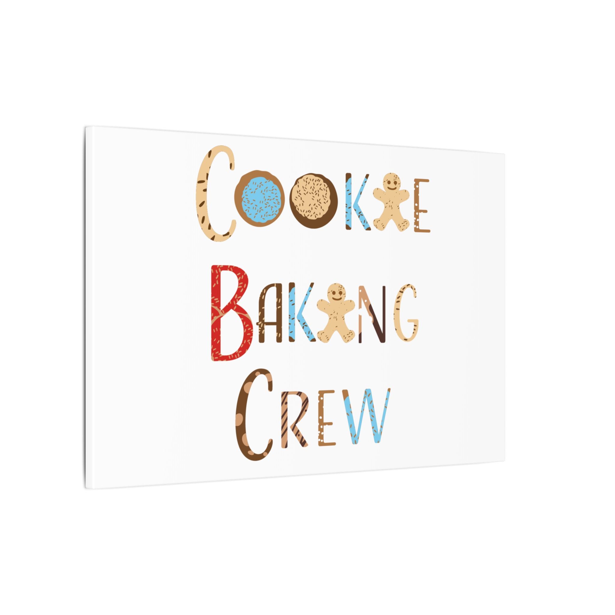 Canvas Wall Art: Cookie Baking Crew