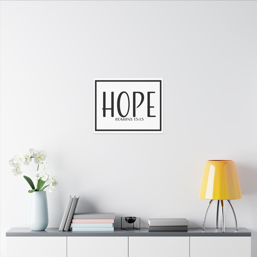 Canvas Wall Art:  Inspirational - Hope Romans 15:13