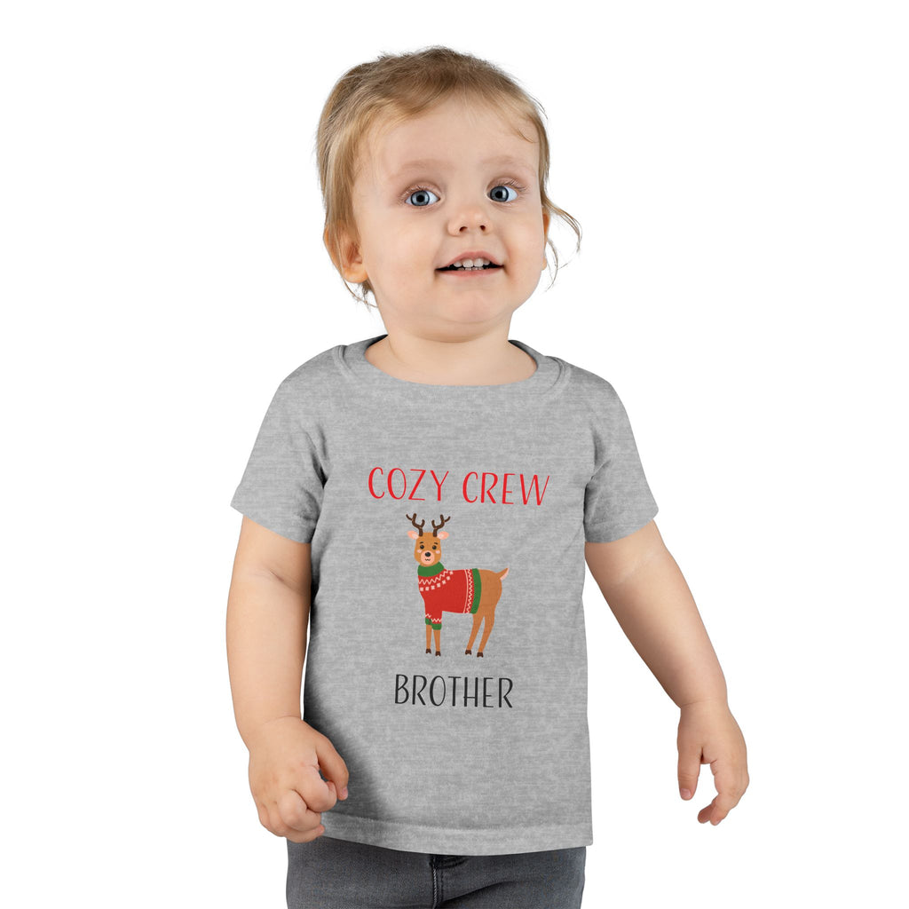 Teeshirt: Cozy Crew Reindeer Brother (Toddler)