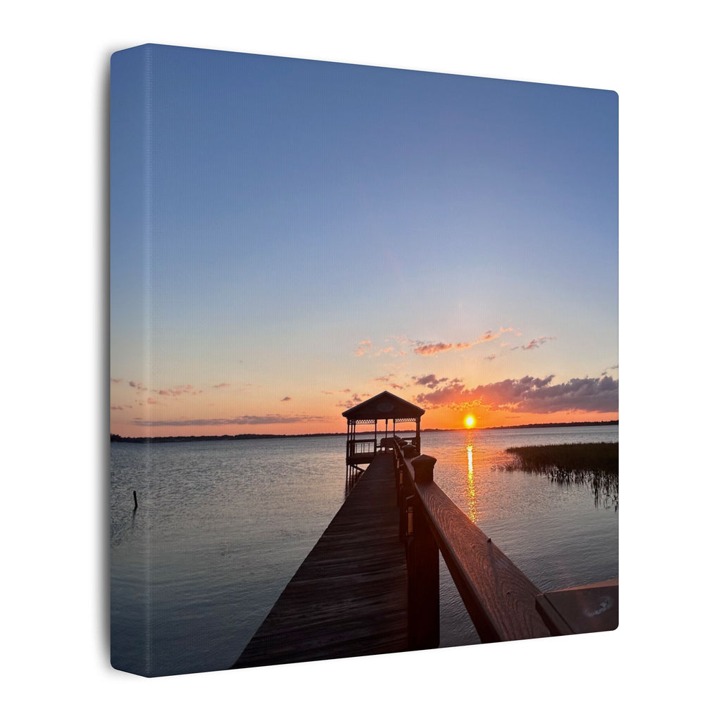Canvas Print: Sunset on Lake Minnehaha