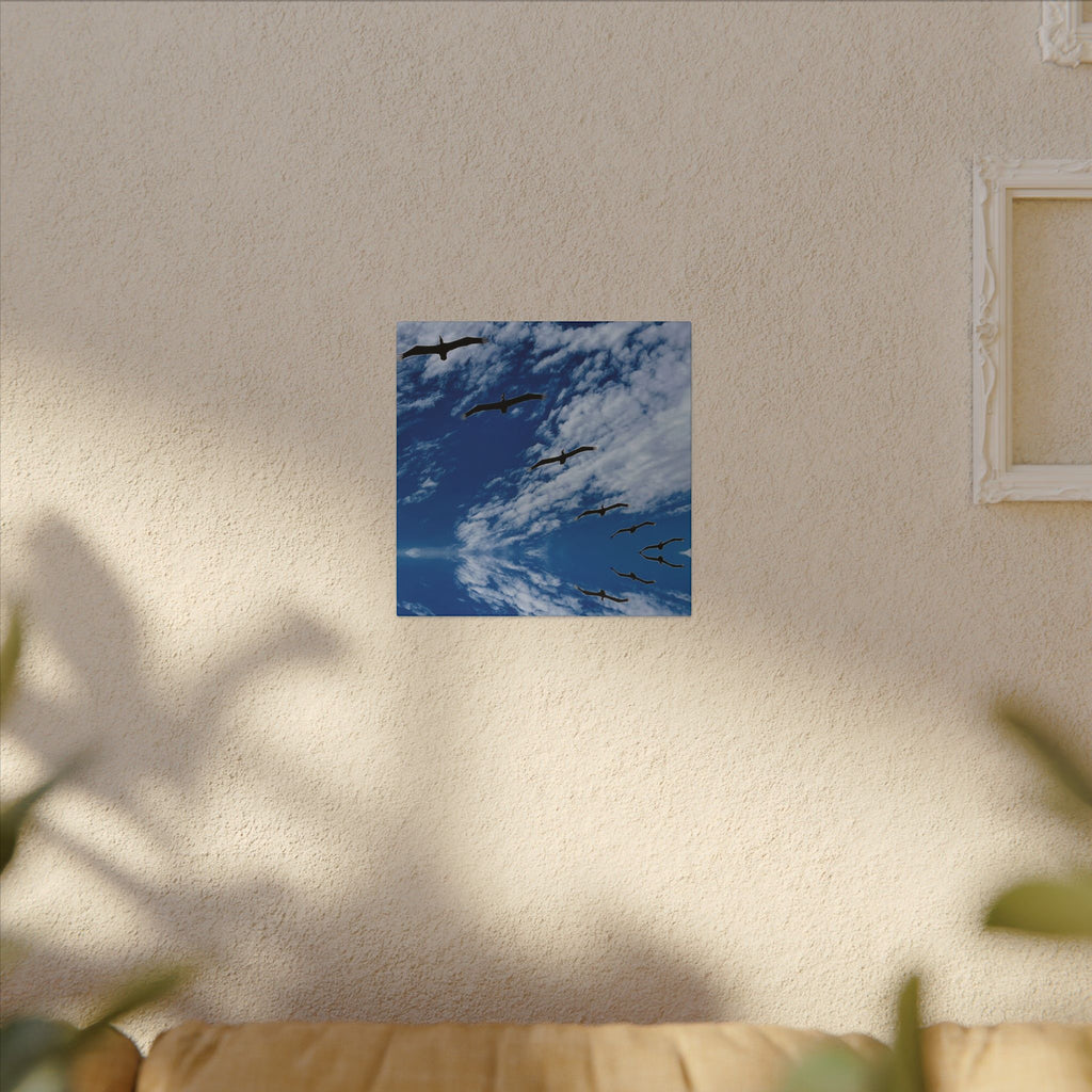 Canvas Print: Birds Flying Over Ormond Beach