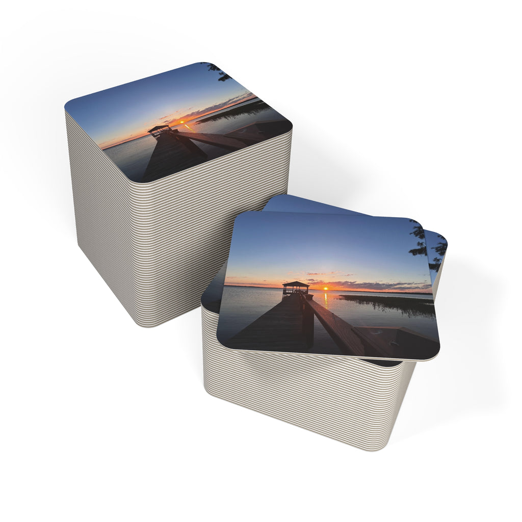 Coasters: Lake Minnehaha Sunset - (50, 100 pcs)