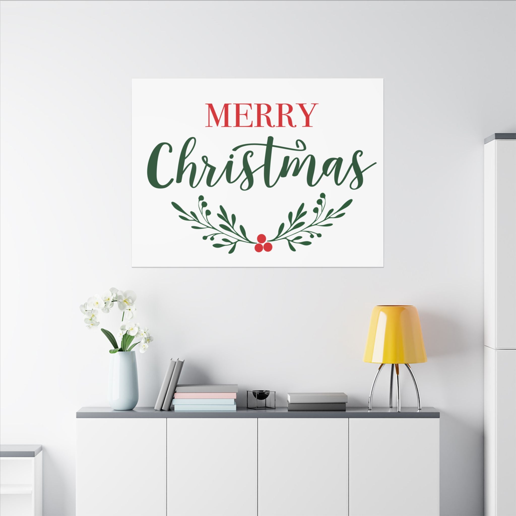 Canvas Wall Art: Holiday - Merry Christmas