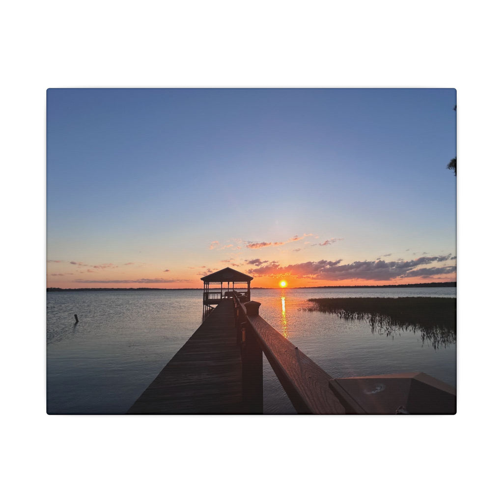 Canvas Print: Sunset on Lake Minnehaha