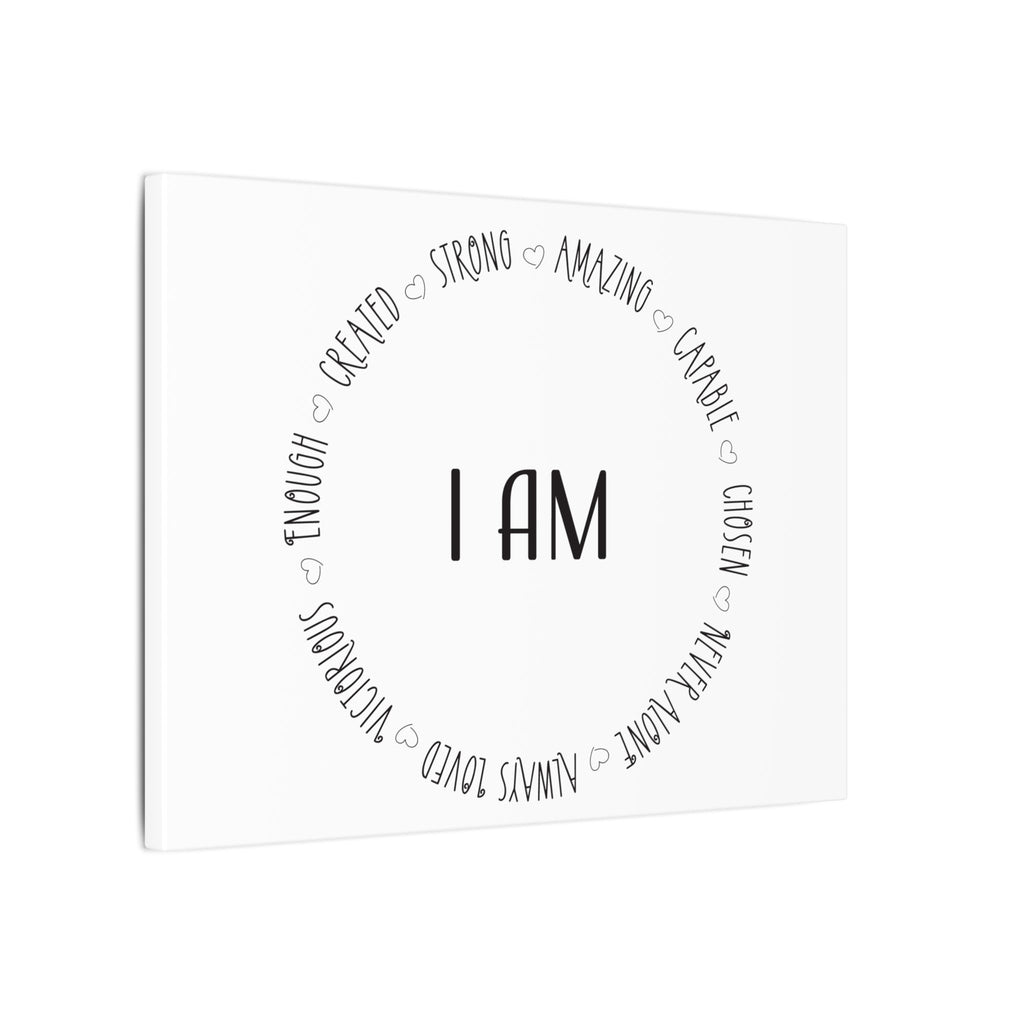Canvas Wall Art:  Inspirational - I AM Affirmation