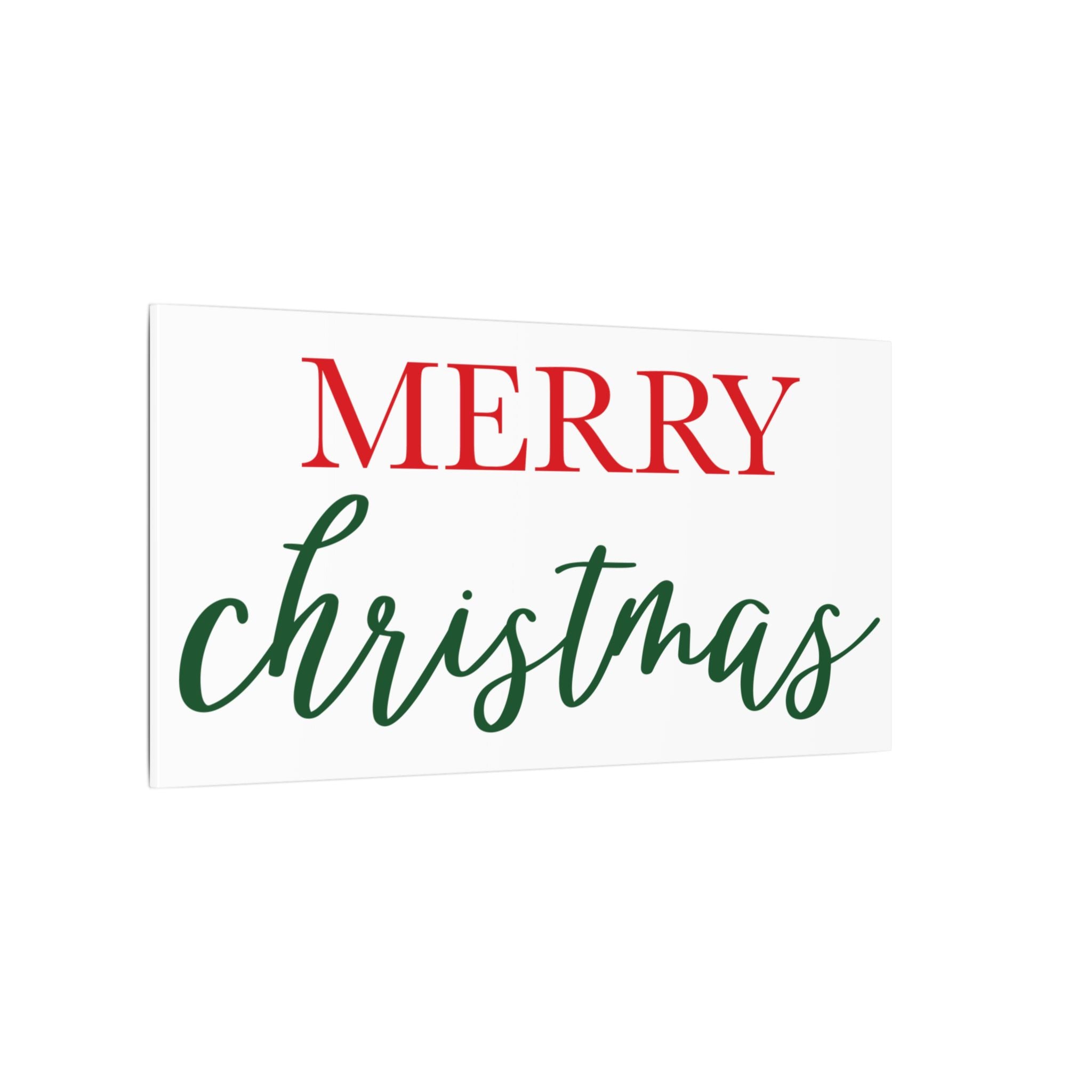 Canvas Wall Art: Holiday - Merry Christmas
