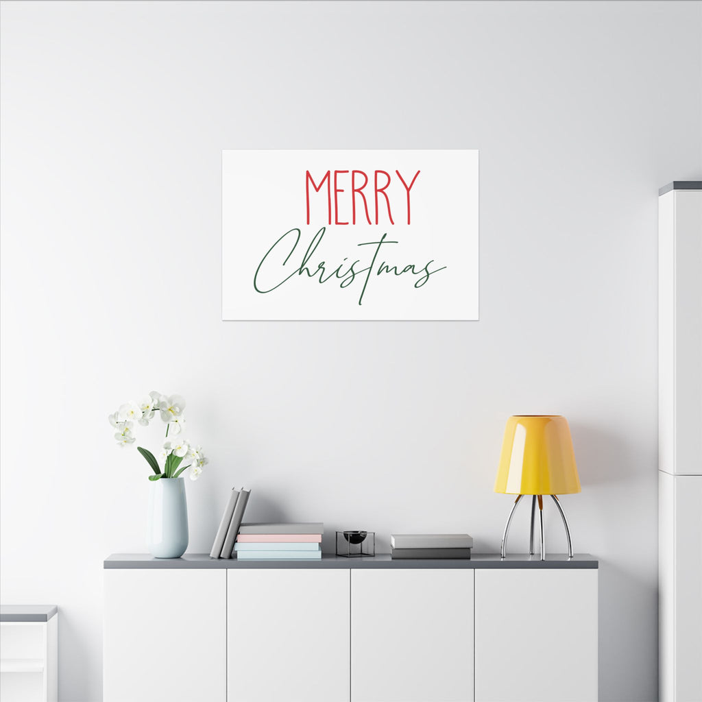 Canvas Wall Art: Holiday - Merry Christmas