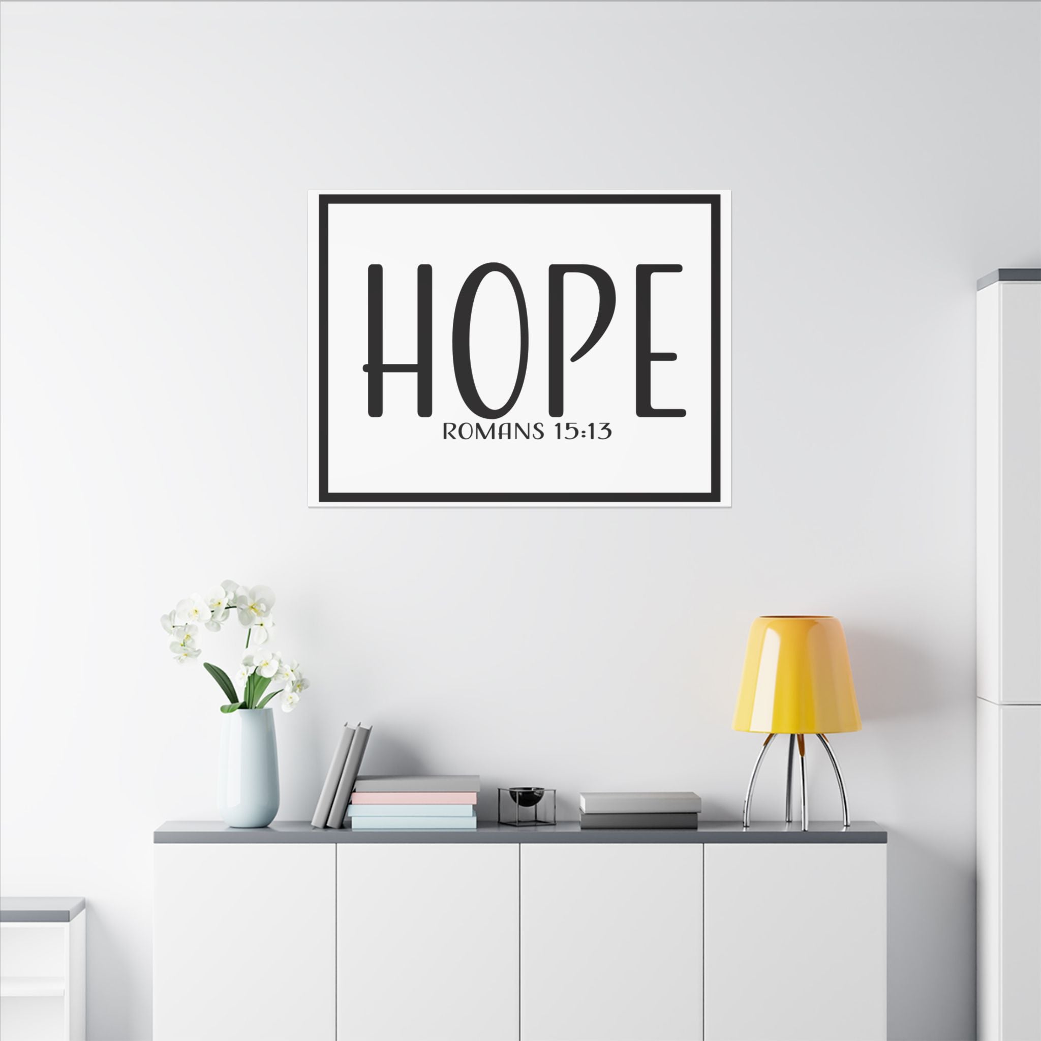 Canvas Wall Art:  Inspirational - Hope Romans 15:13