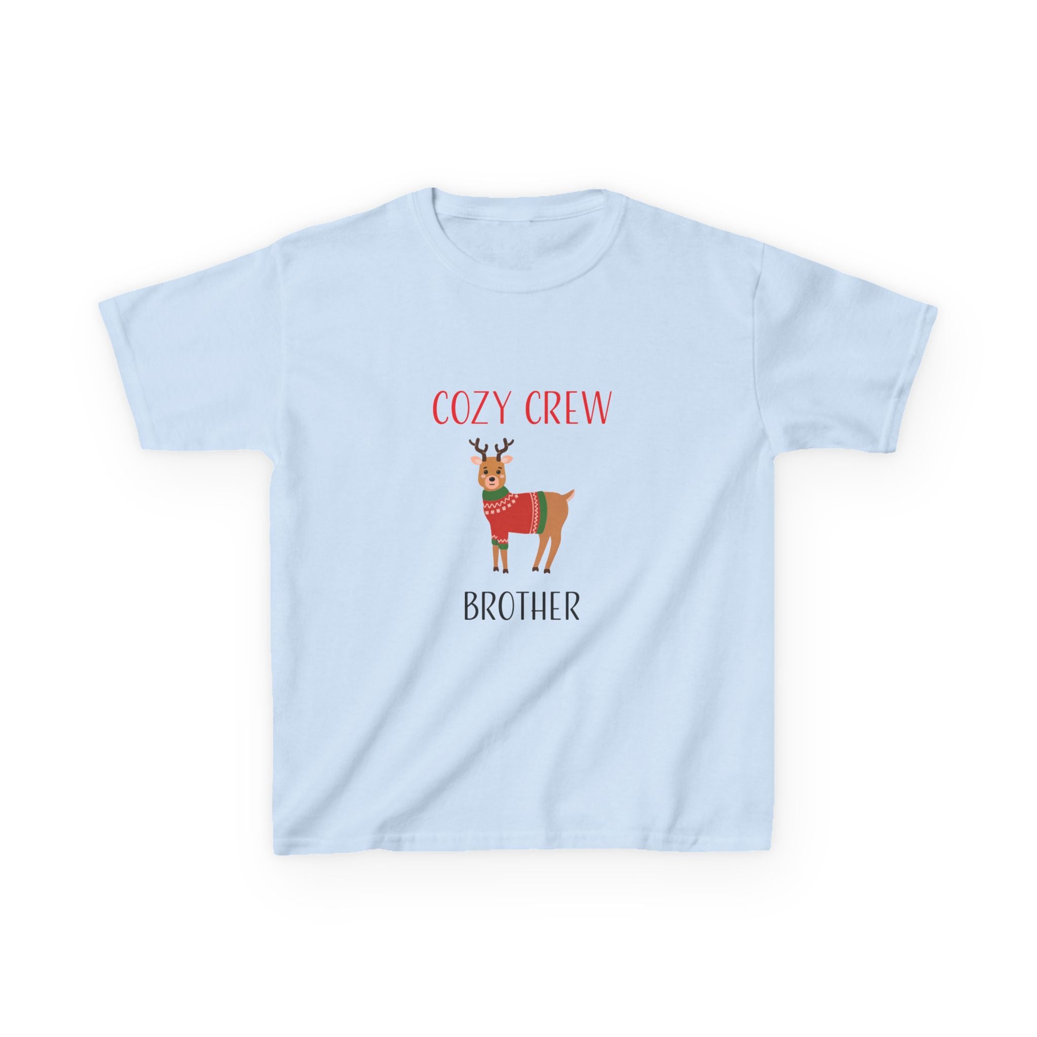 Teeshirt: Cozy Crew Reindeer Brother (Kids)