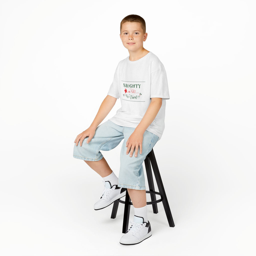 Teeshirt: Naughty or Nice... We Tried - Kid (M/F)