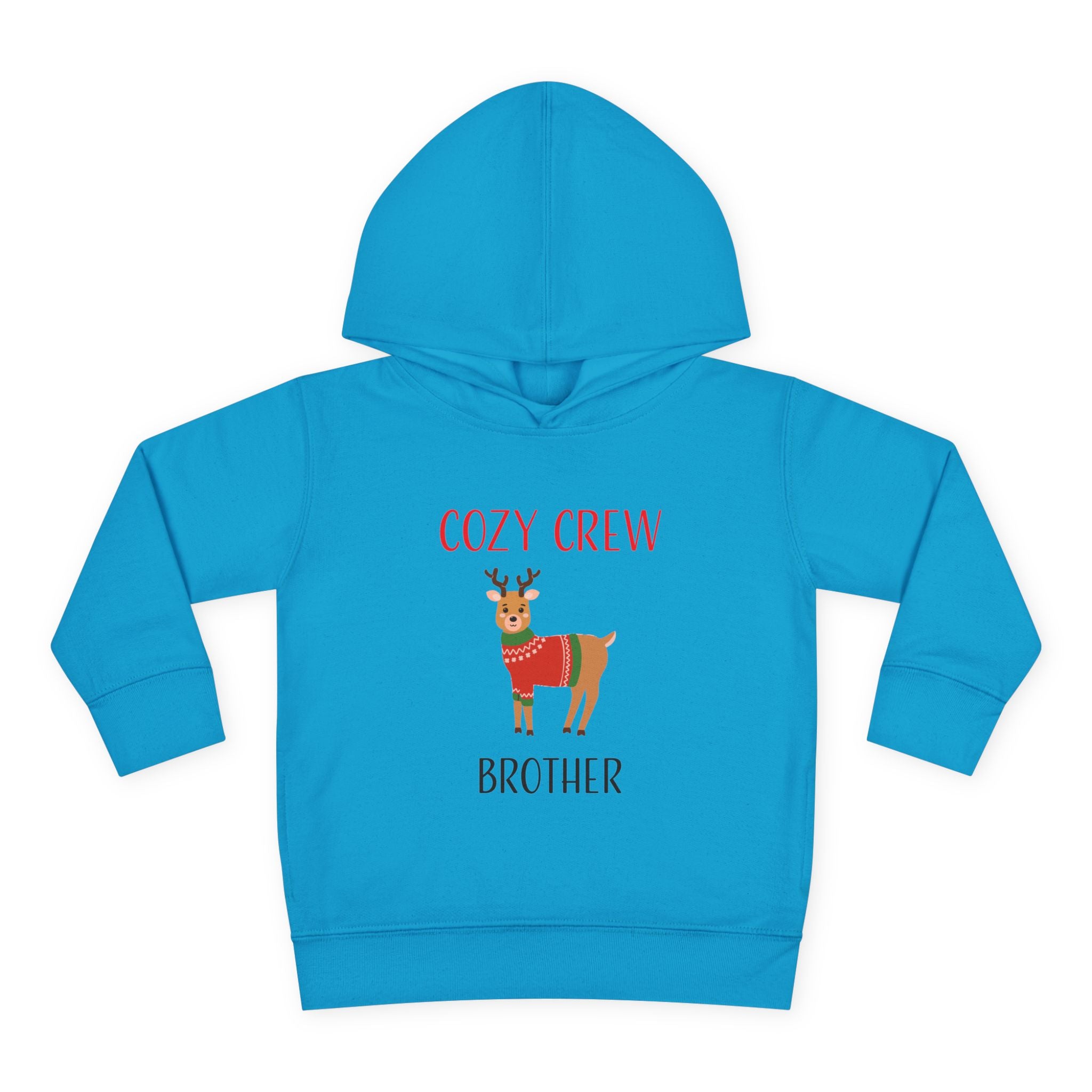 Hoodie: Cozy Crew Reindeer Brother (Toddler)