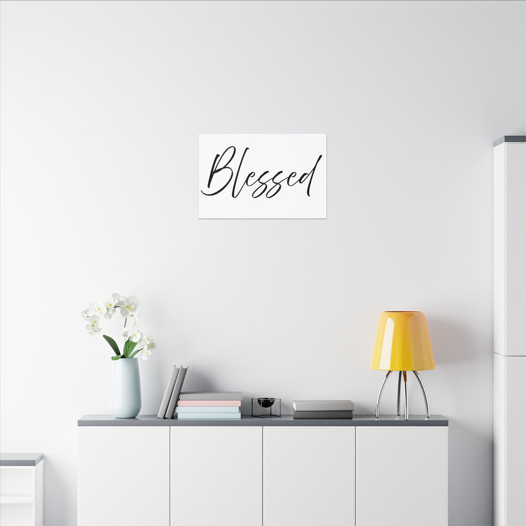 Canvas Wall Art:  Inspirational - Blessed