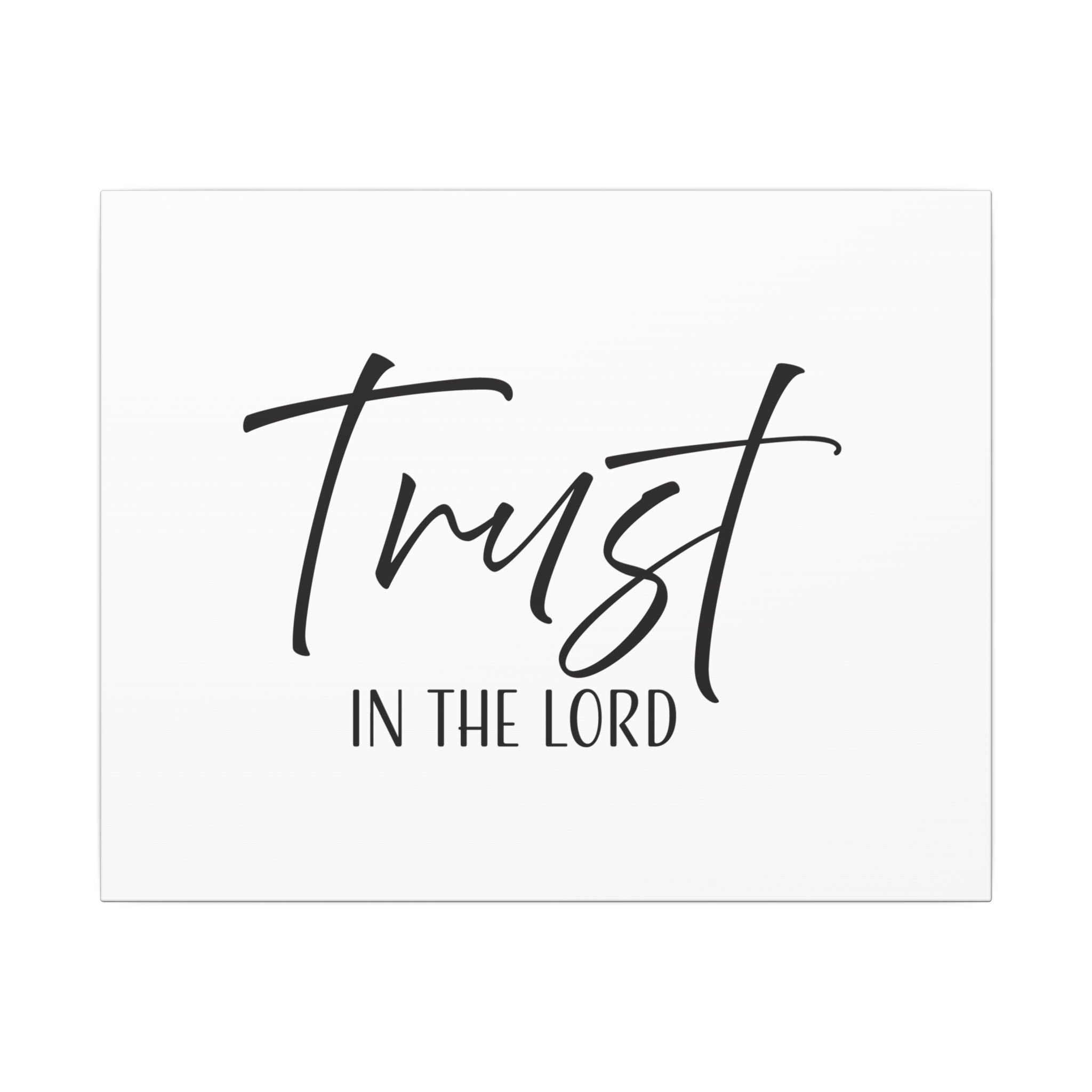 Canvas Wall Art:  Inspirational - Trust in the Lord