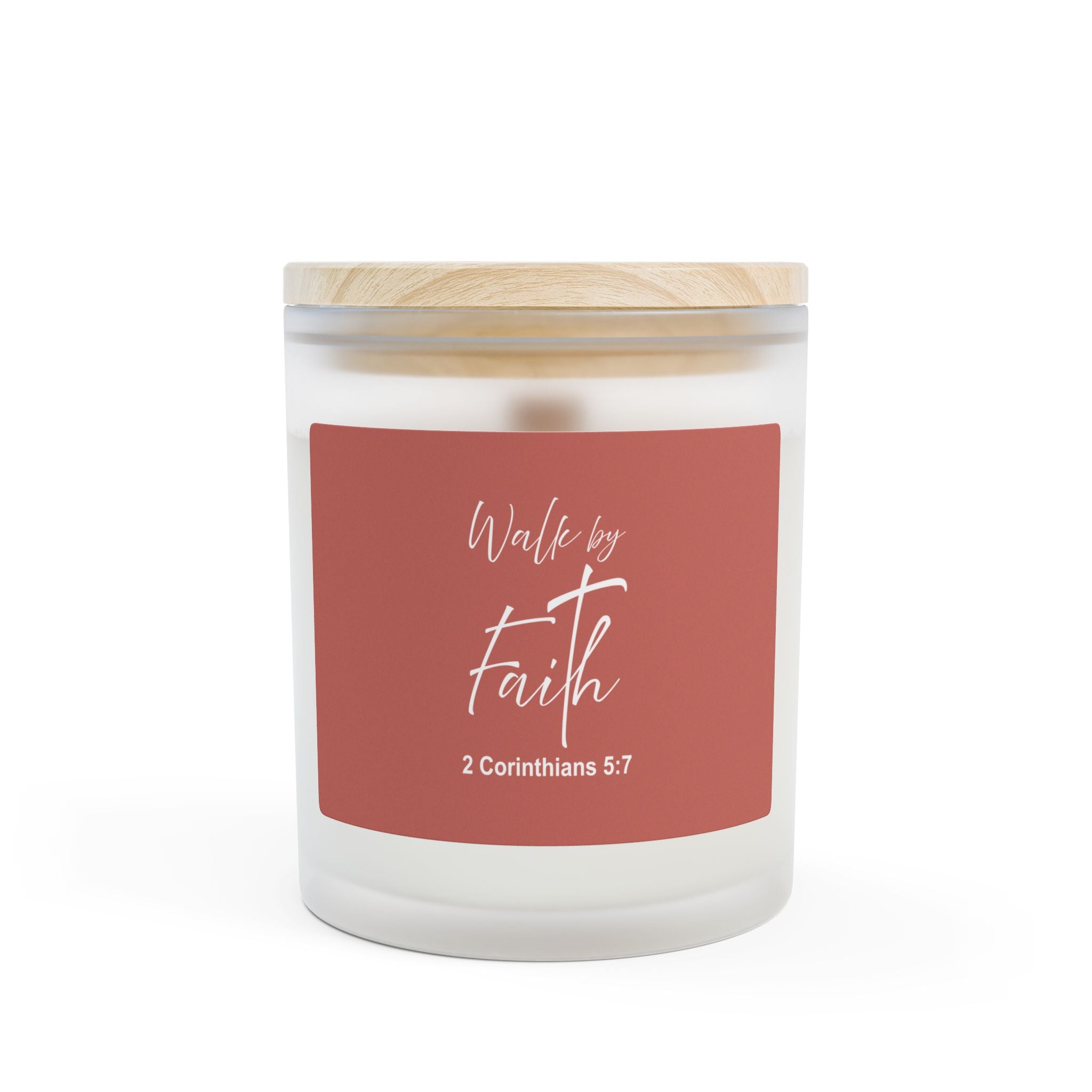 Affirmation Soy Candle:  Walk By Faith (11oz)
