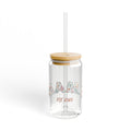 Sipper Glass: Mama with Pink Logo - (16oz)