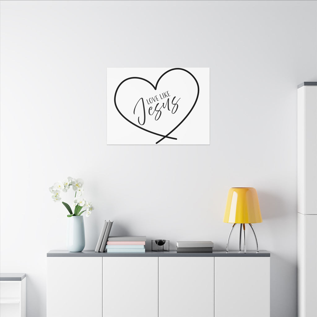 Canvas Wall Art: Inspirational - Love Like Jesus