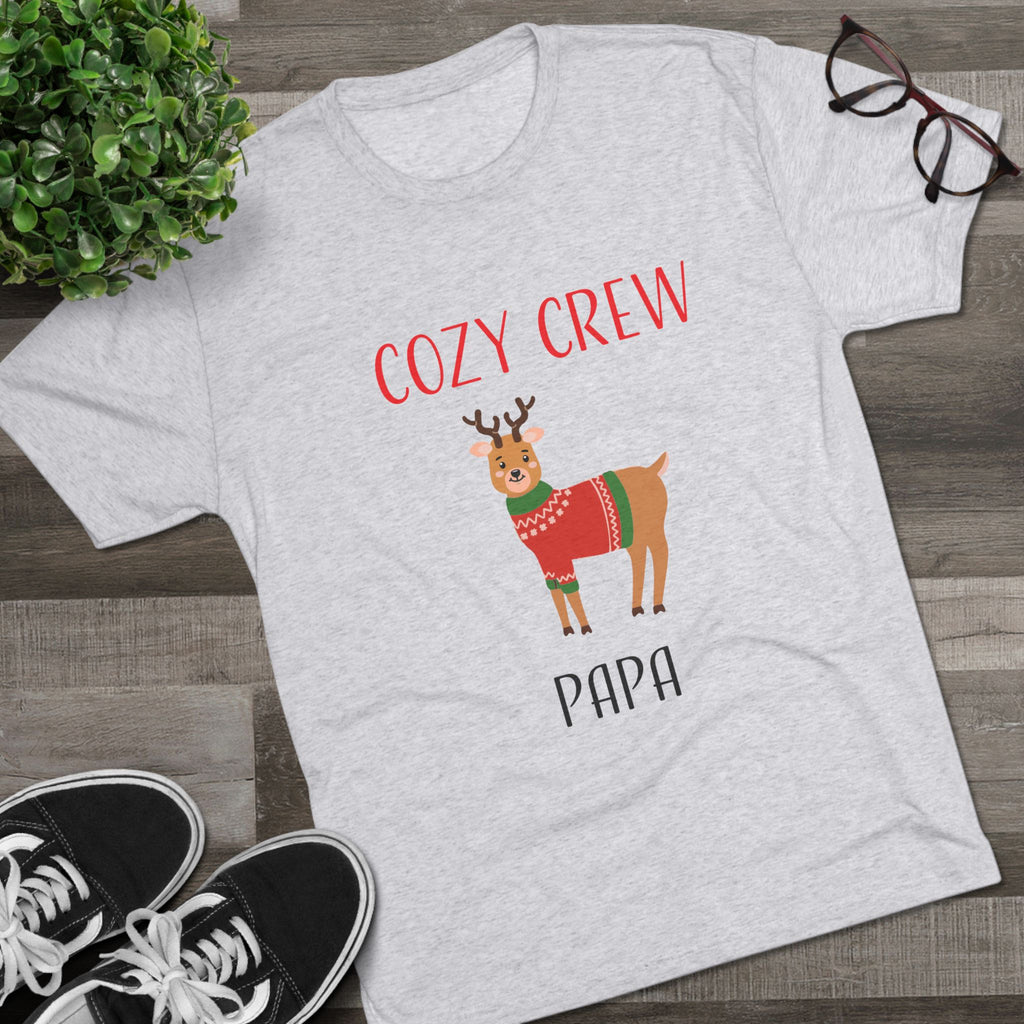 Teeshirt: Cozy Crew Reindeer Papa (Adult)
