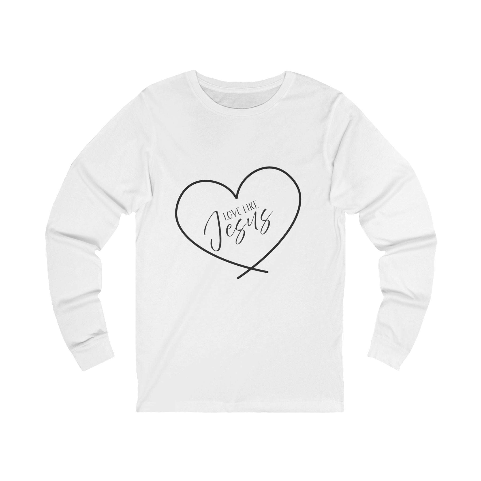Long Sleeve Teeshirt: Inspirational - Love Like Jesus