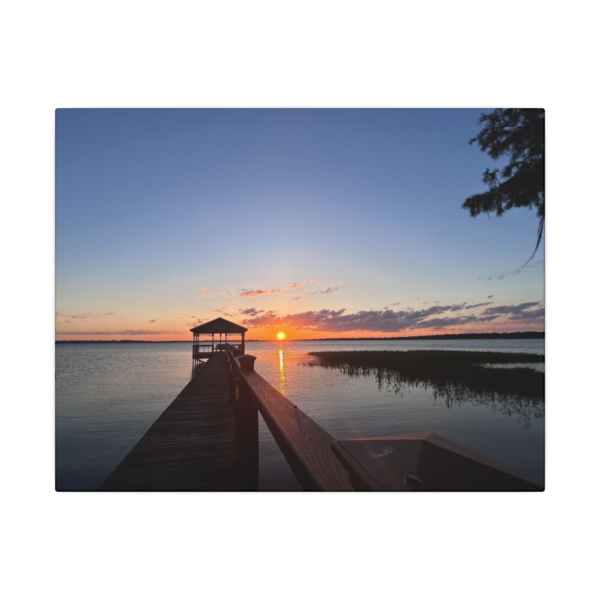 Canvas Print: Sunset on Lake Minnehaha