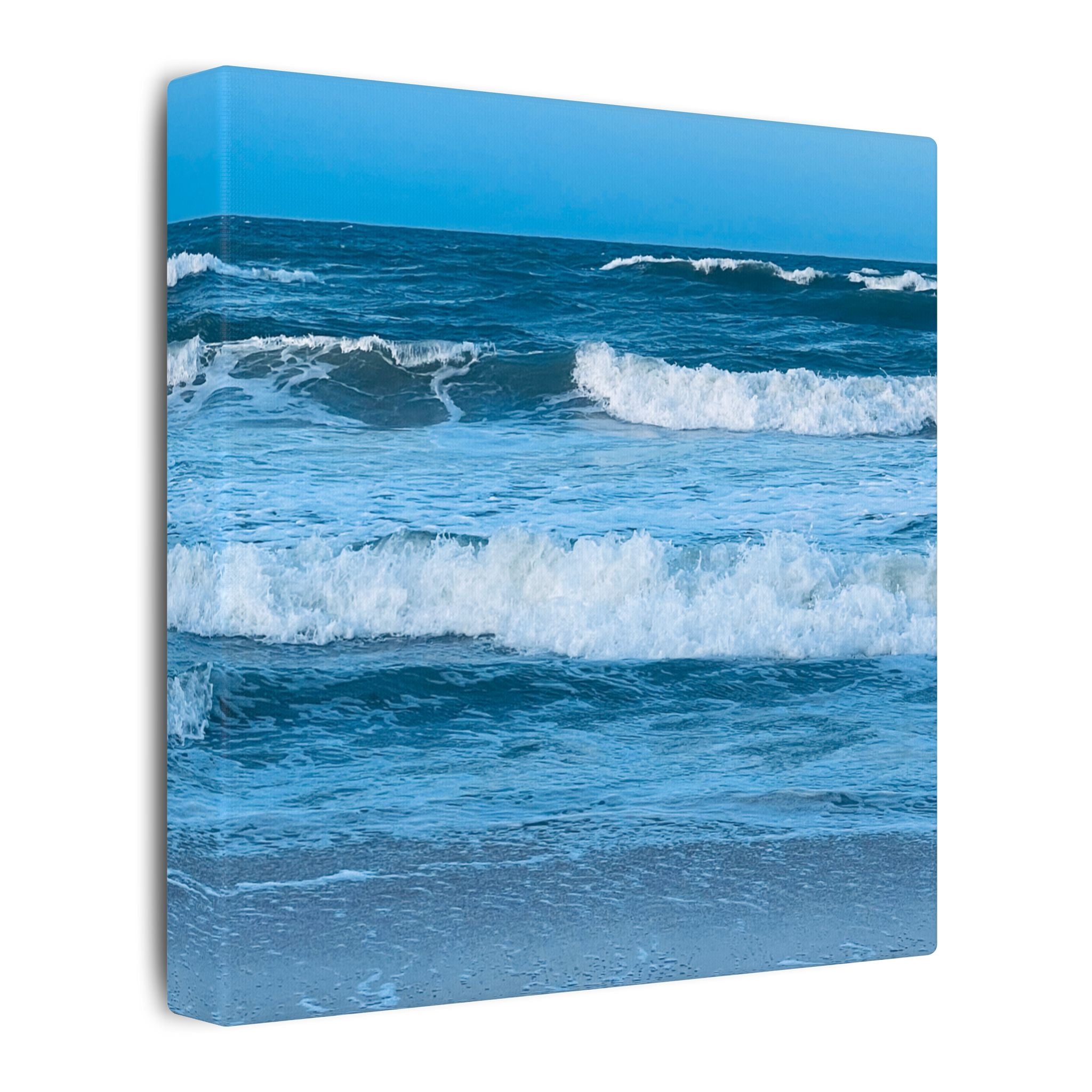 Canvas Print: Beachy Waves - Ormond-By-The-Sea