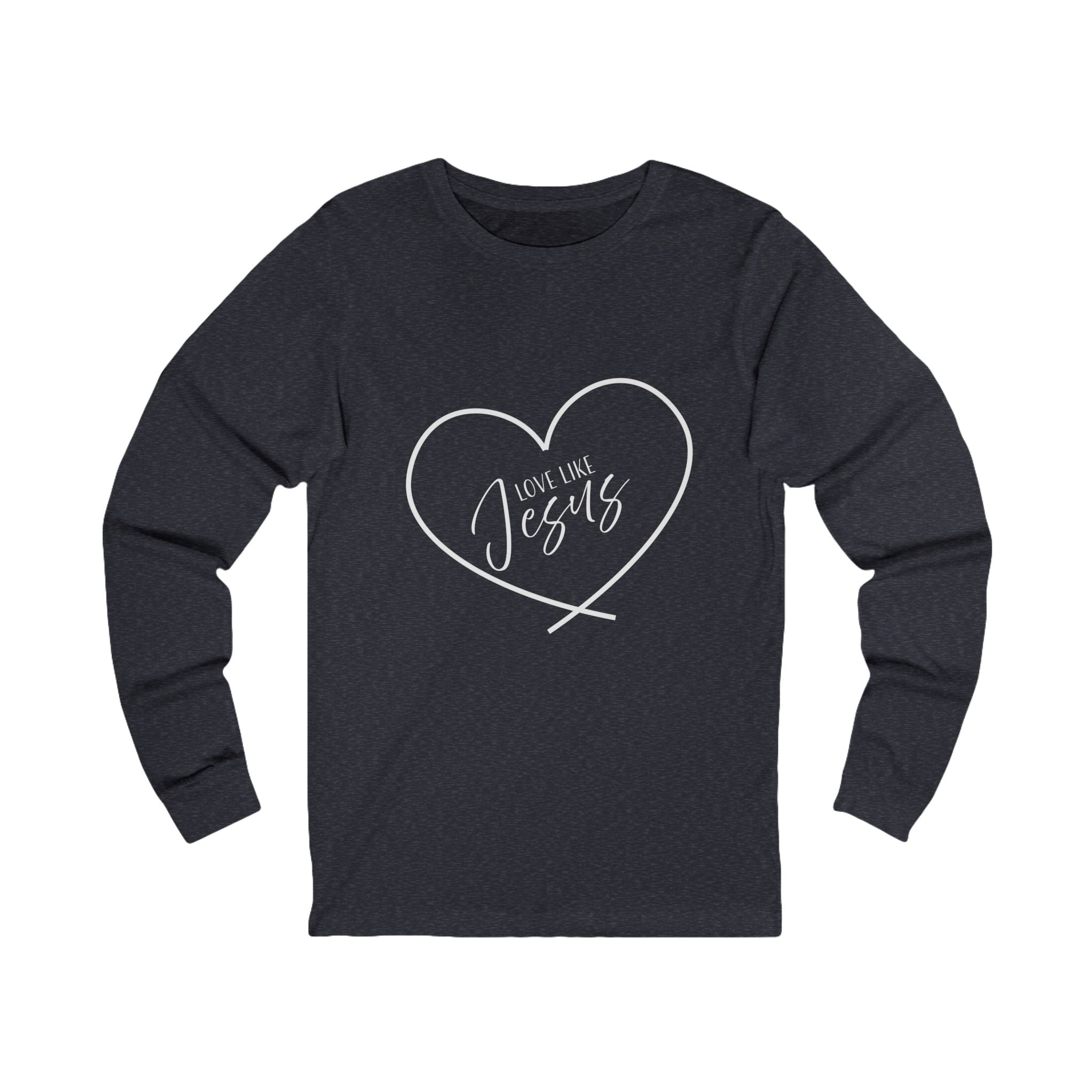 Long Sleeve Teeshirt: Inspirational - Love Like Jesus