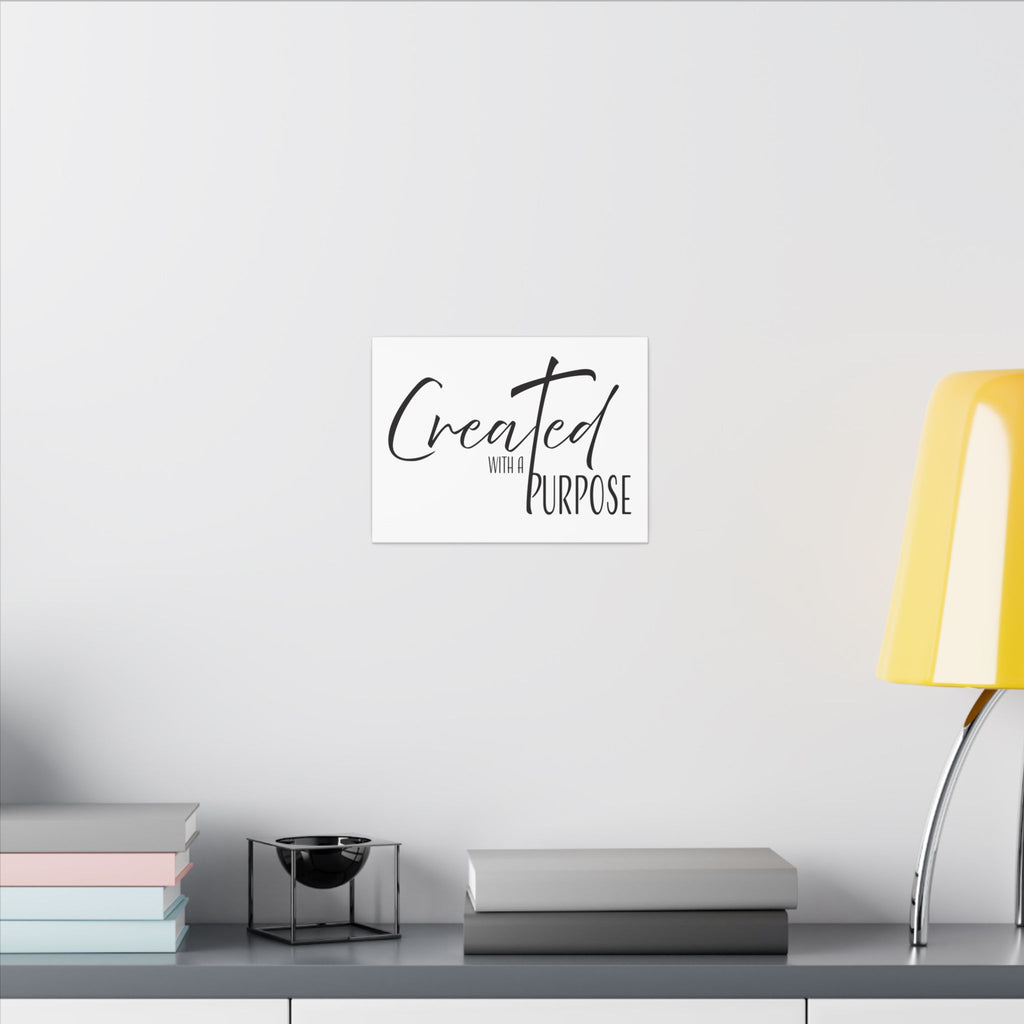 Canvas Wall Art: Inspirational - Created With A Purpose