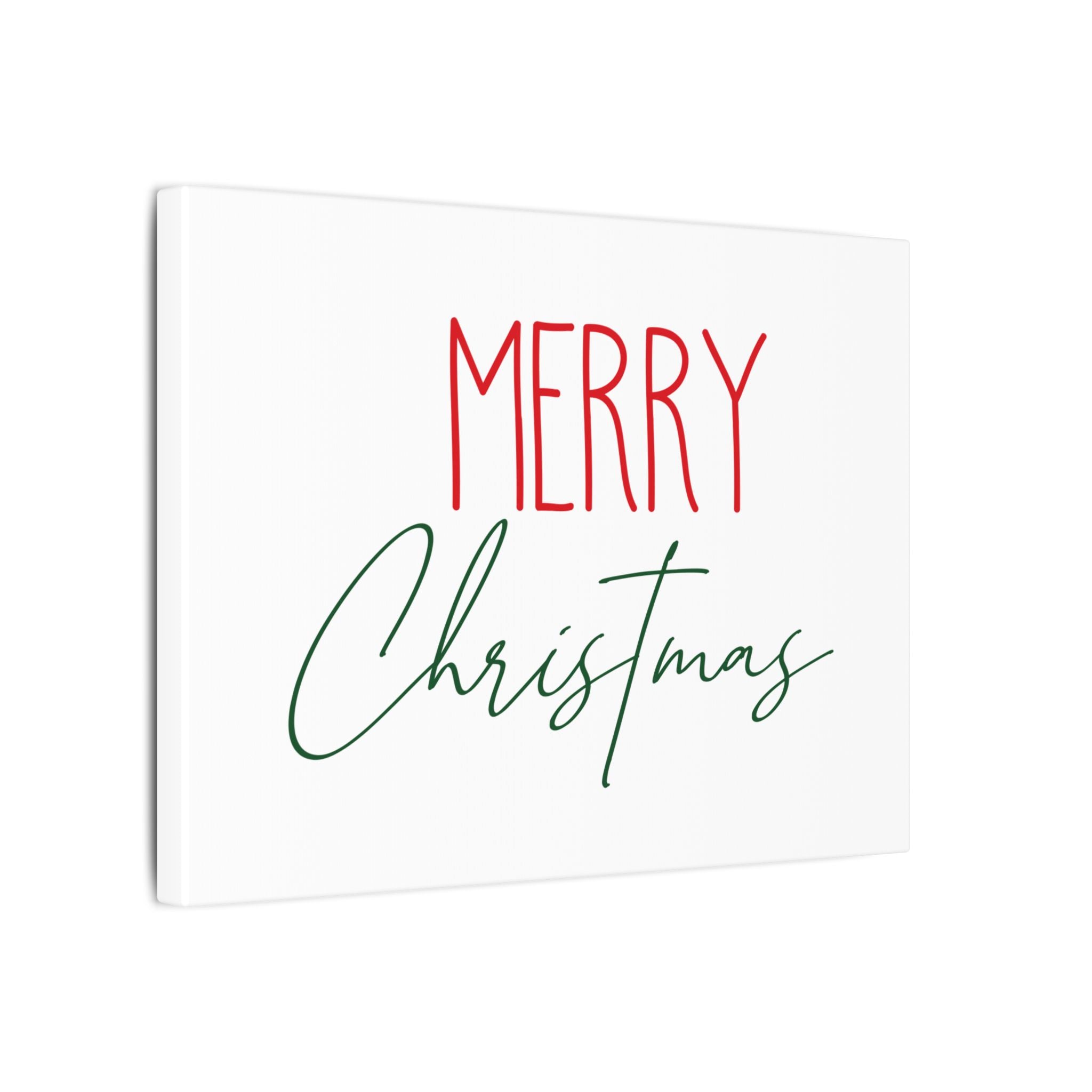 Canvas Wall Art: Holiday - Merry Christmas