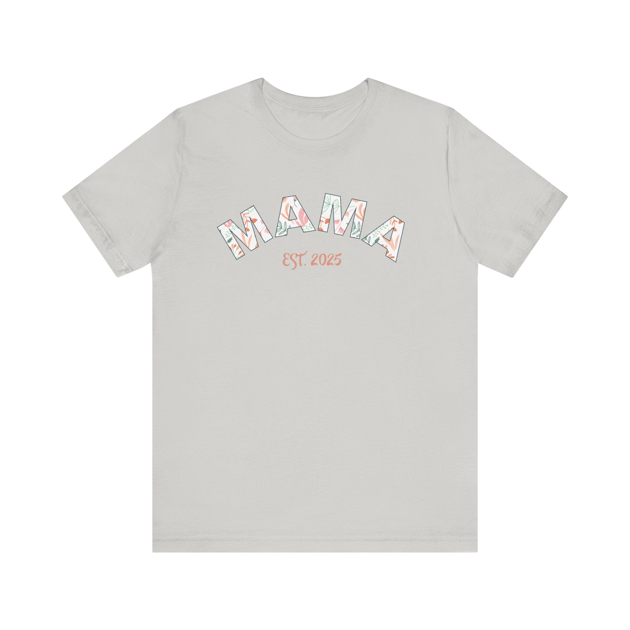 Teeshirt: Mama EST. 2025 - Pink Logo