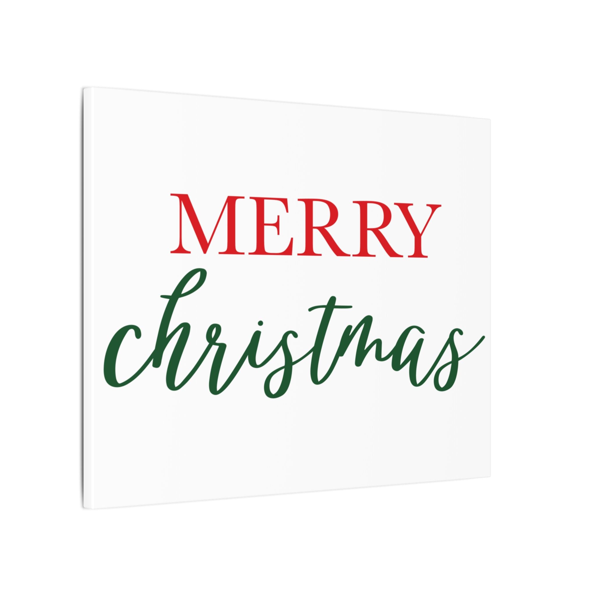 Canvas Wall Art: Holiday - Merry Christmas