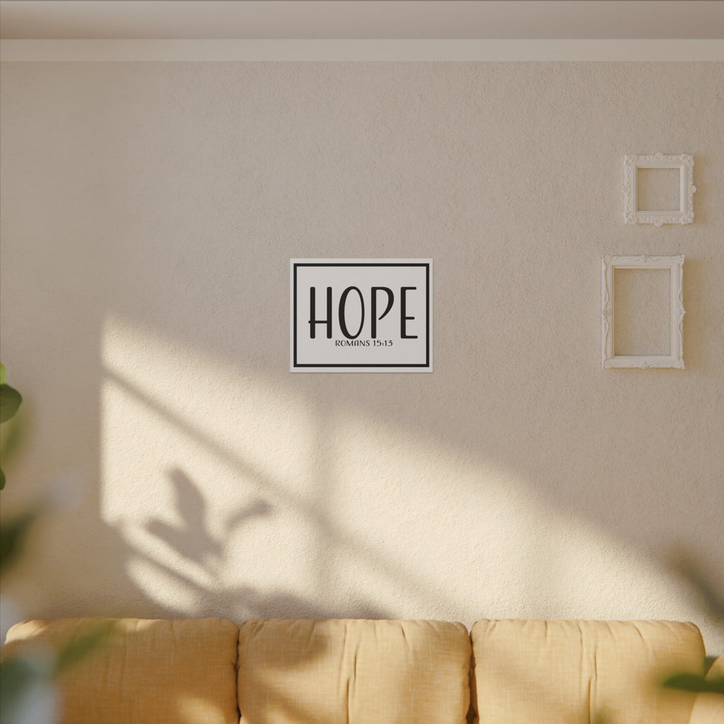 Canvas Wall Art:  Inspirational - Hope Romans 15:13